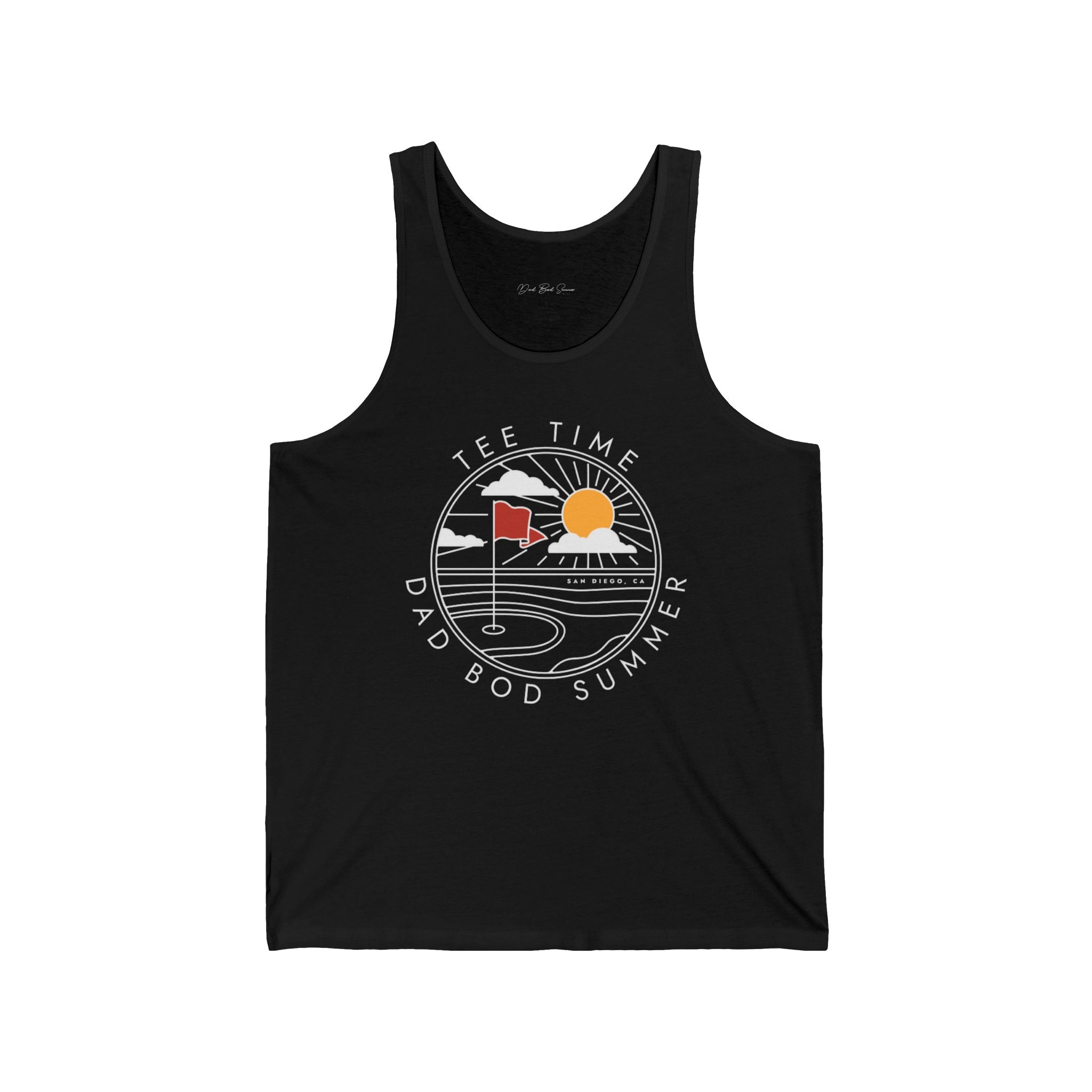 "San Diego Golf Tee Time" - Golf Tank Tops