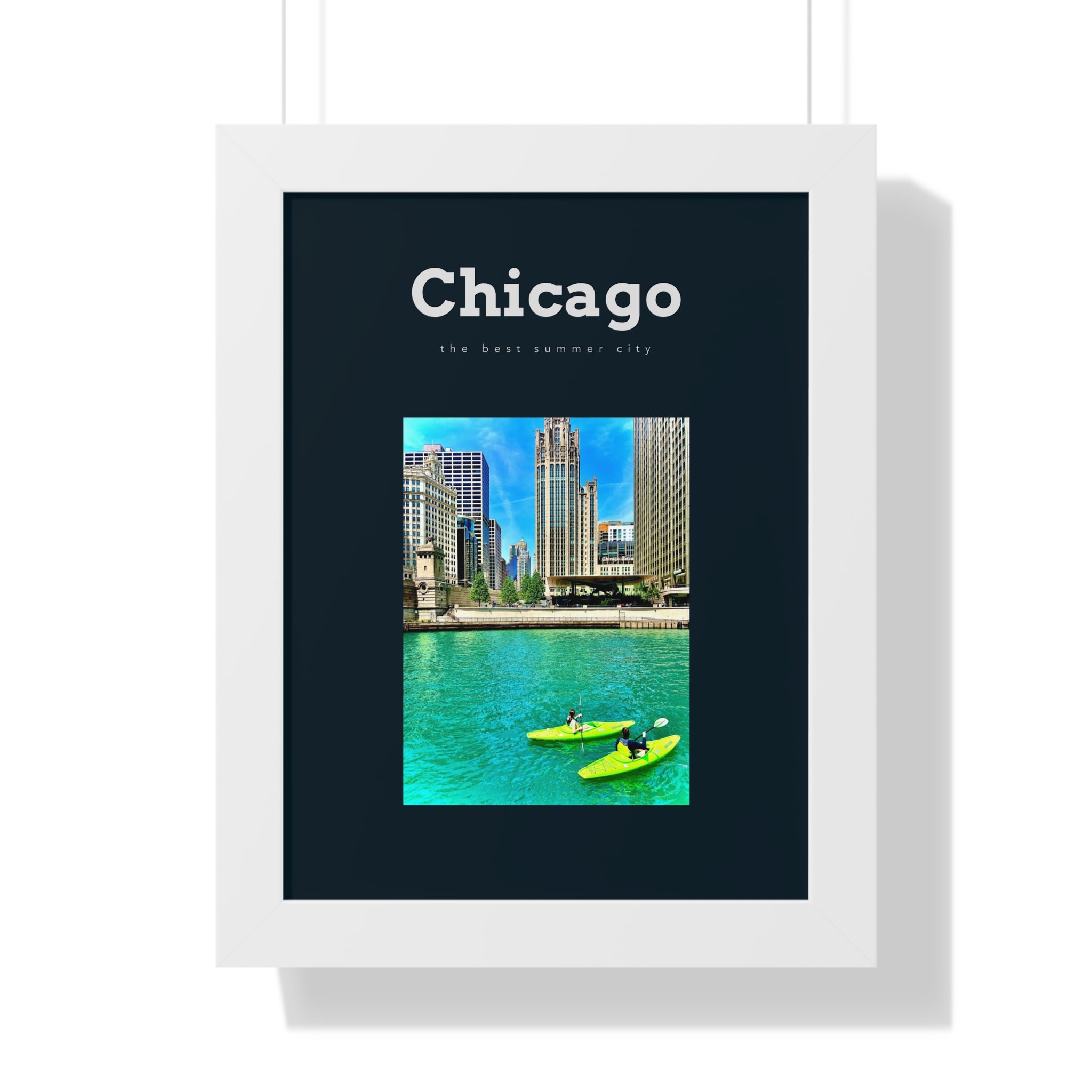 Chicago "The Best Summer City" - Chicago Wall Art - Chicago CIty Wall Art