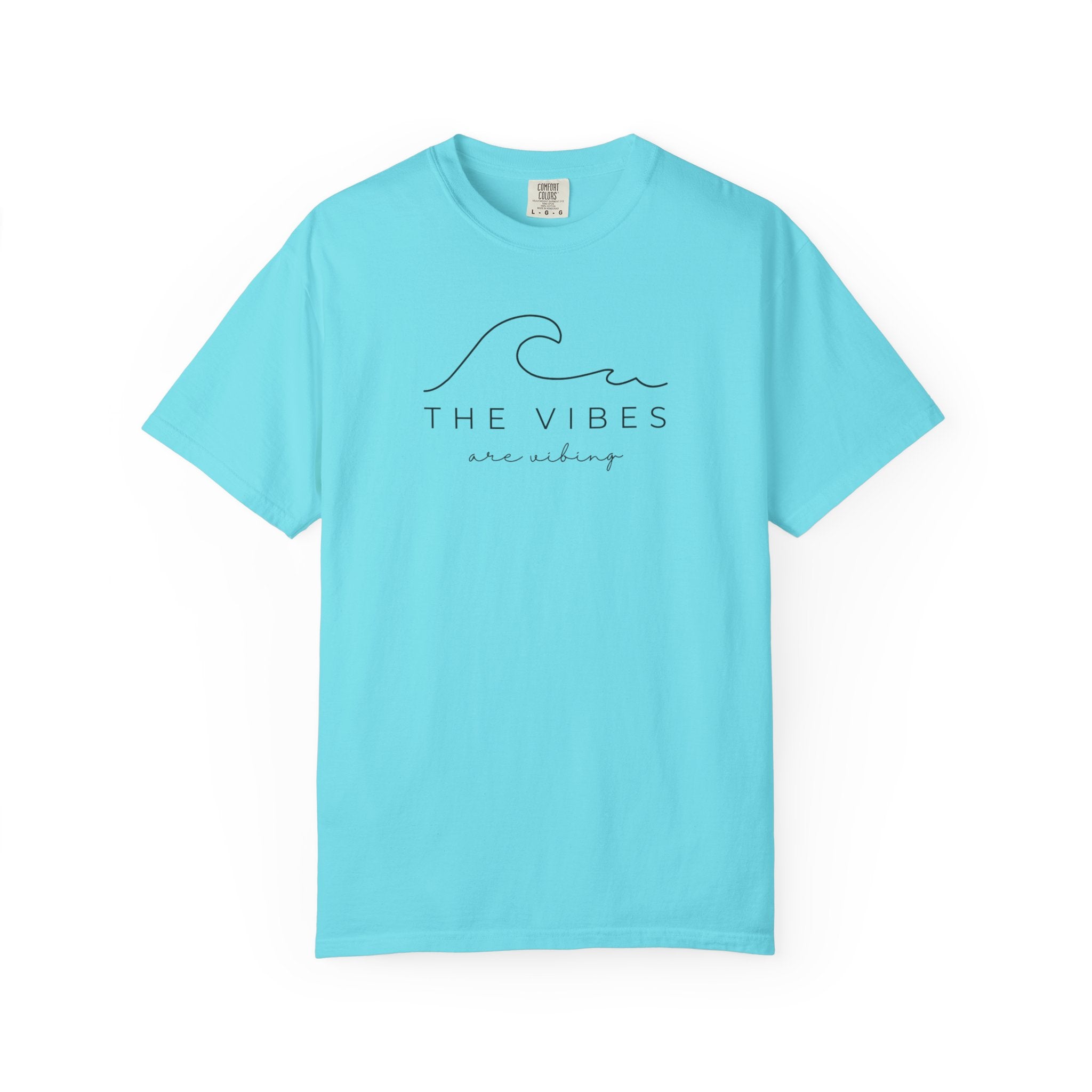 "The Vibes Are Vibing, Ocean Waves" | Beach T Shirts