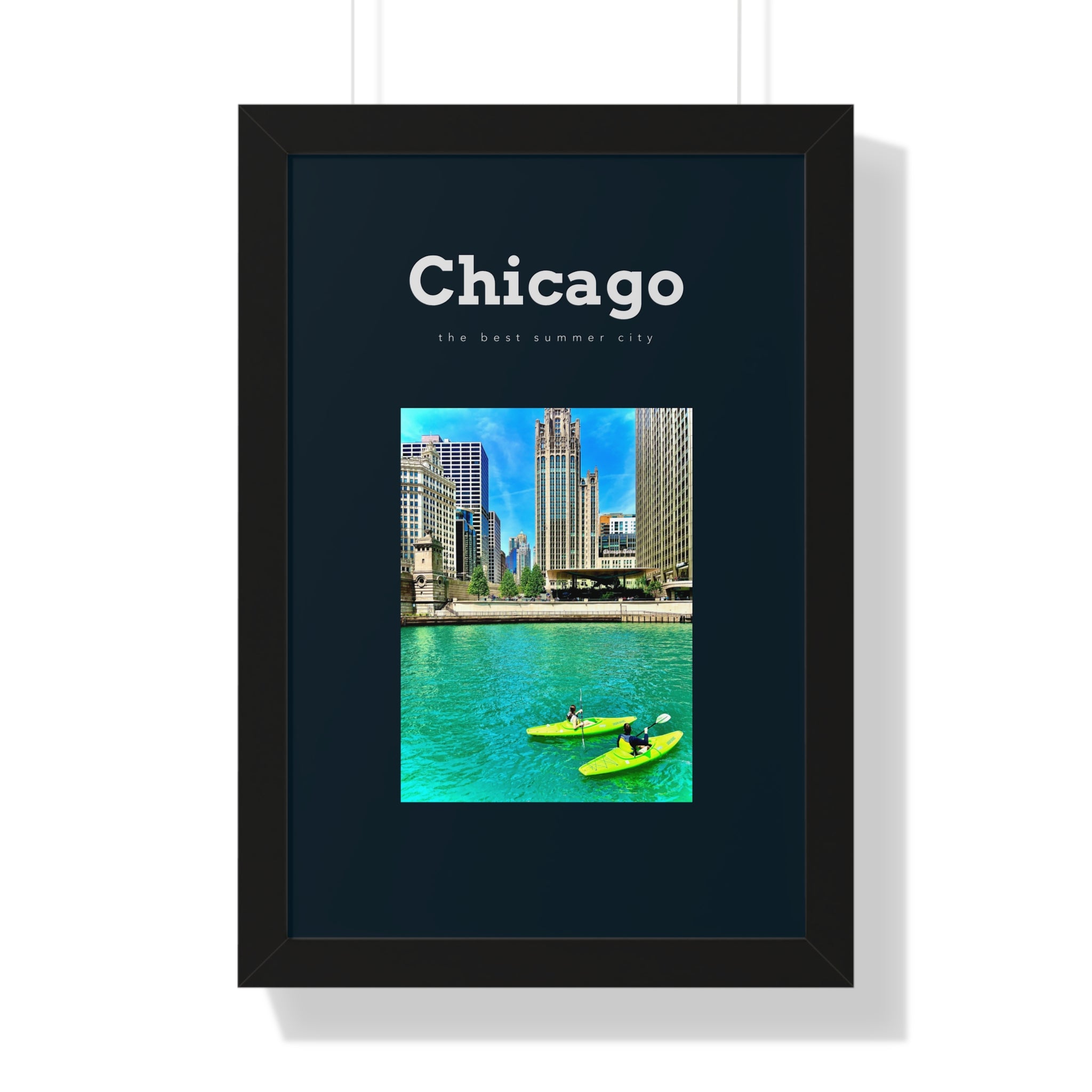 Chicago "The Best Summer City" - Chicago Wall Art - Chicago CIty Wall Art