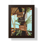 "Love Golf Sign at Tiki Bar" - Golf Wall Art