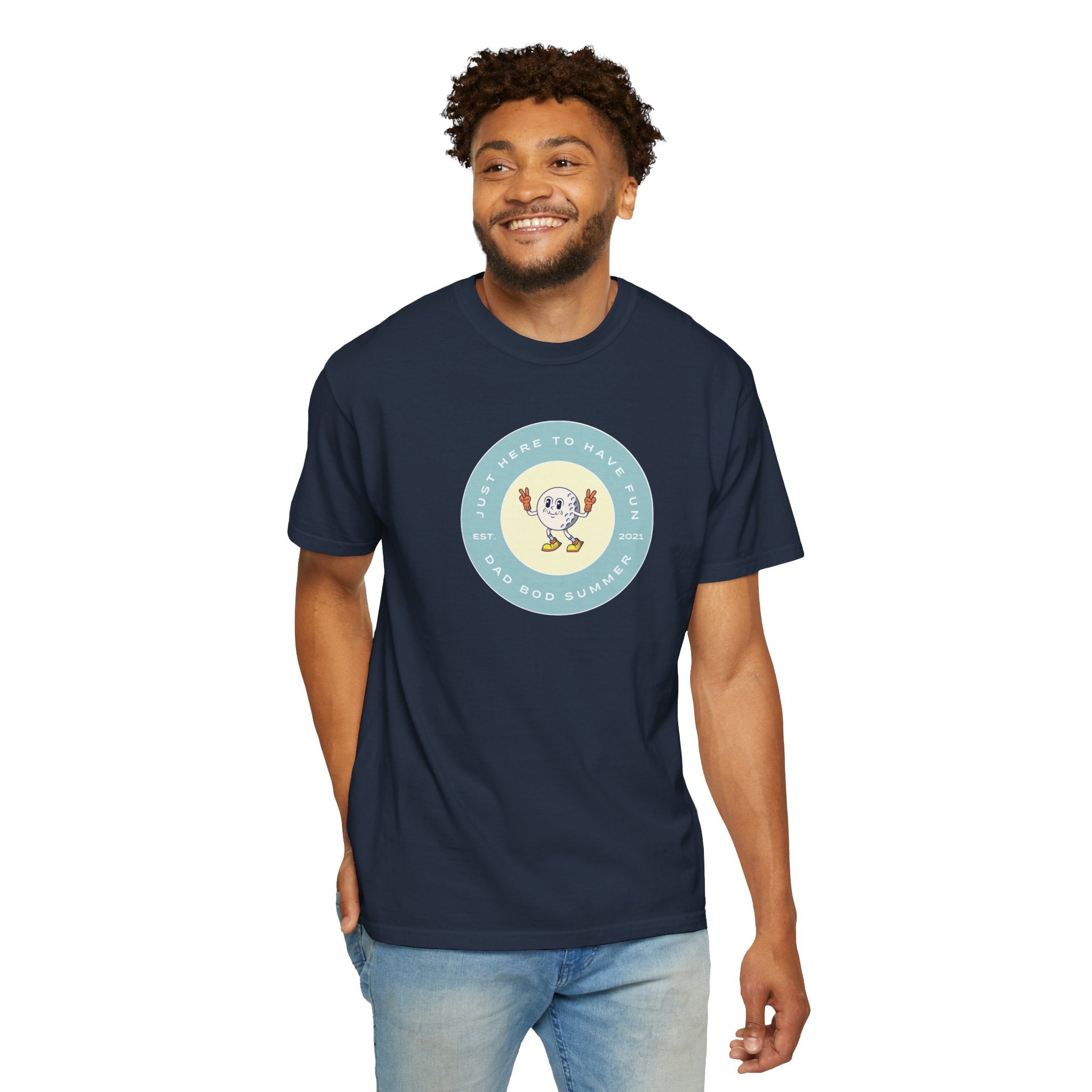 Just Here To Have Fun | Golf T Shirt