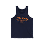 "Golf Tee Time in Sea Isle City" - Golf Tank Top