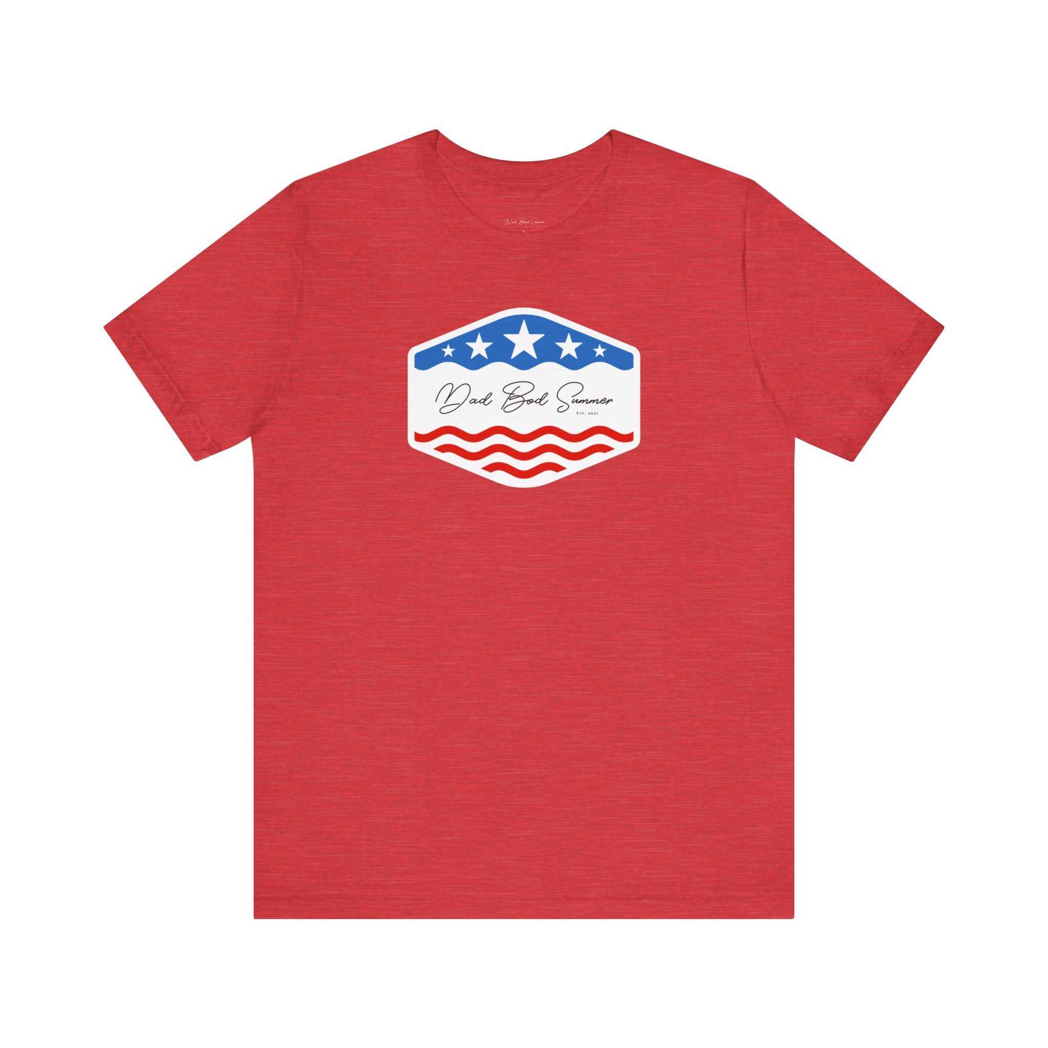 "Dad Bod Summer Shirt" - USA Flag Shirt