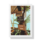 "Love Golf Sign at Tiki Bar" - Golf Wall Art