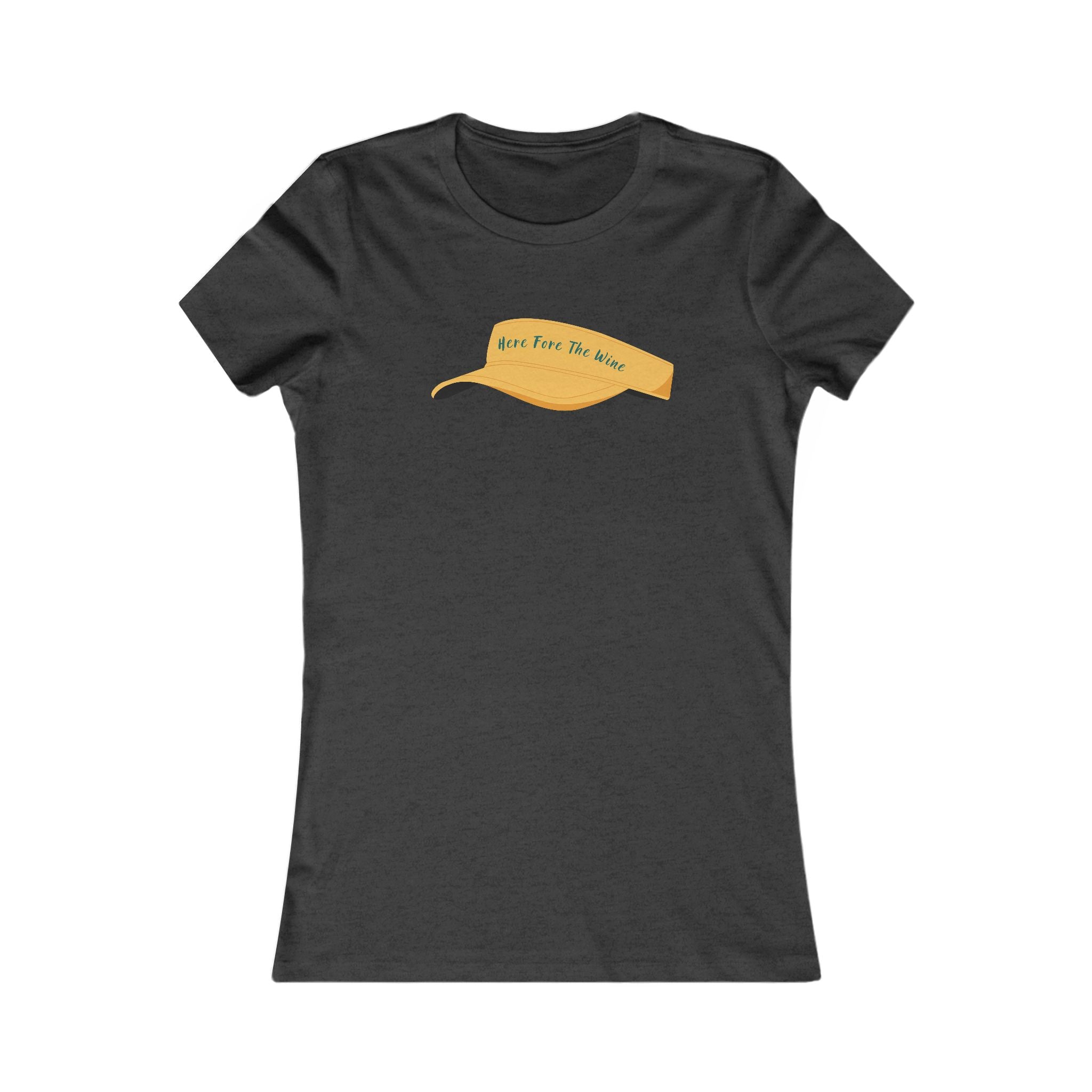 "Here Fore The Wine" Ladies Golf Shirt