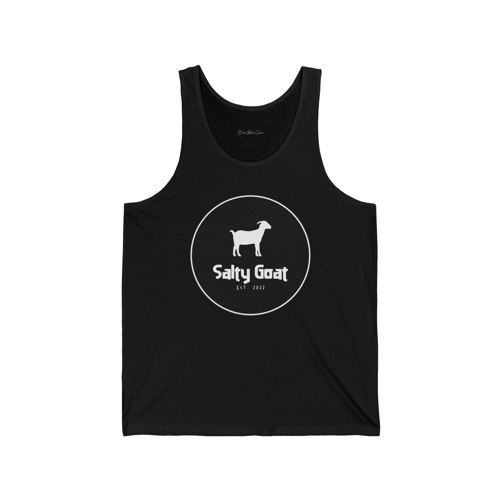"Salty Goat Beach Bar Tank Top" - Men's Tank Tops