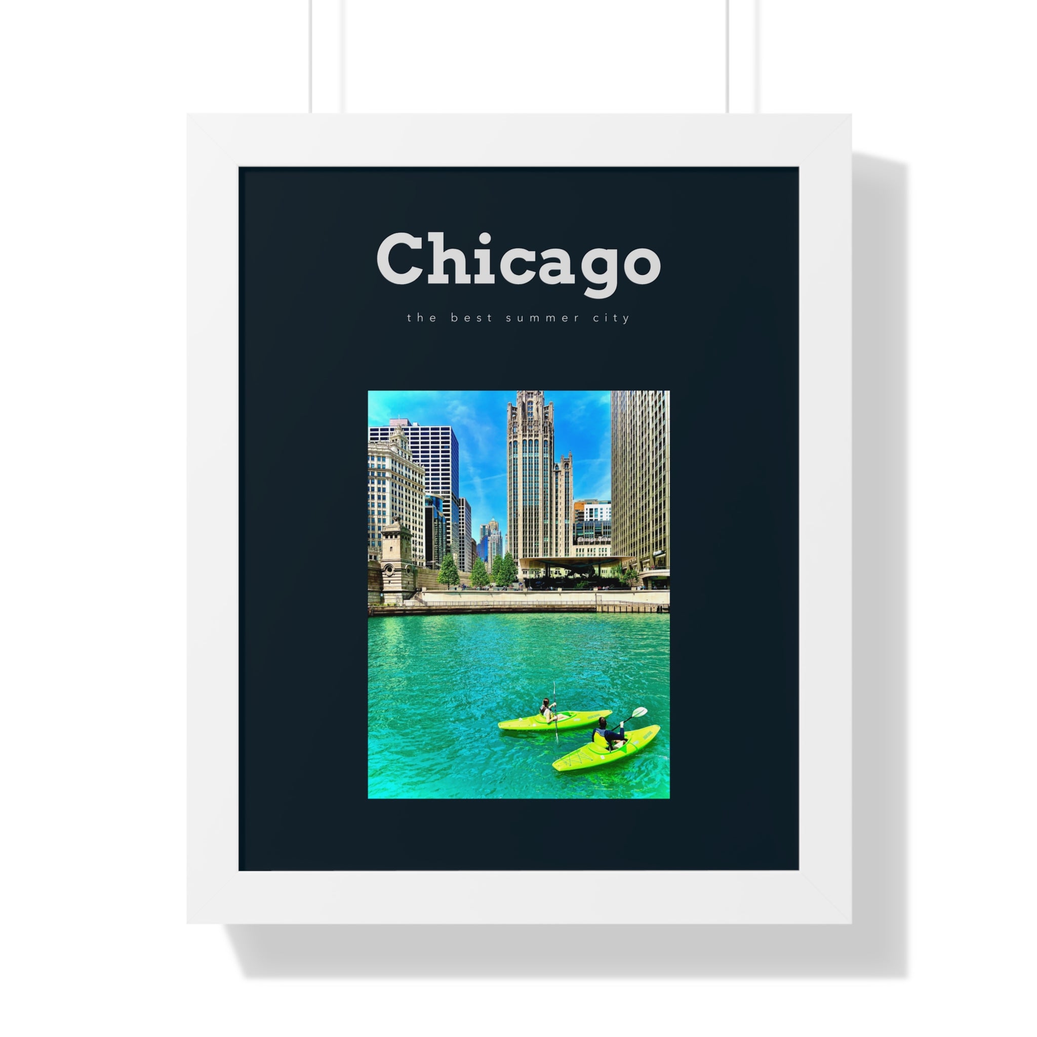 Chicago "The Best Summer City" - Chicago Wall Art - Chicago CIty Wall Art