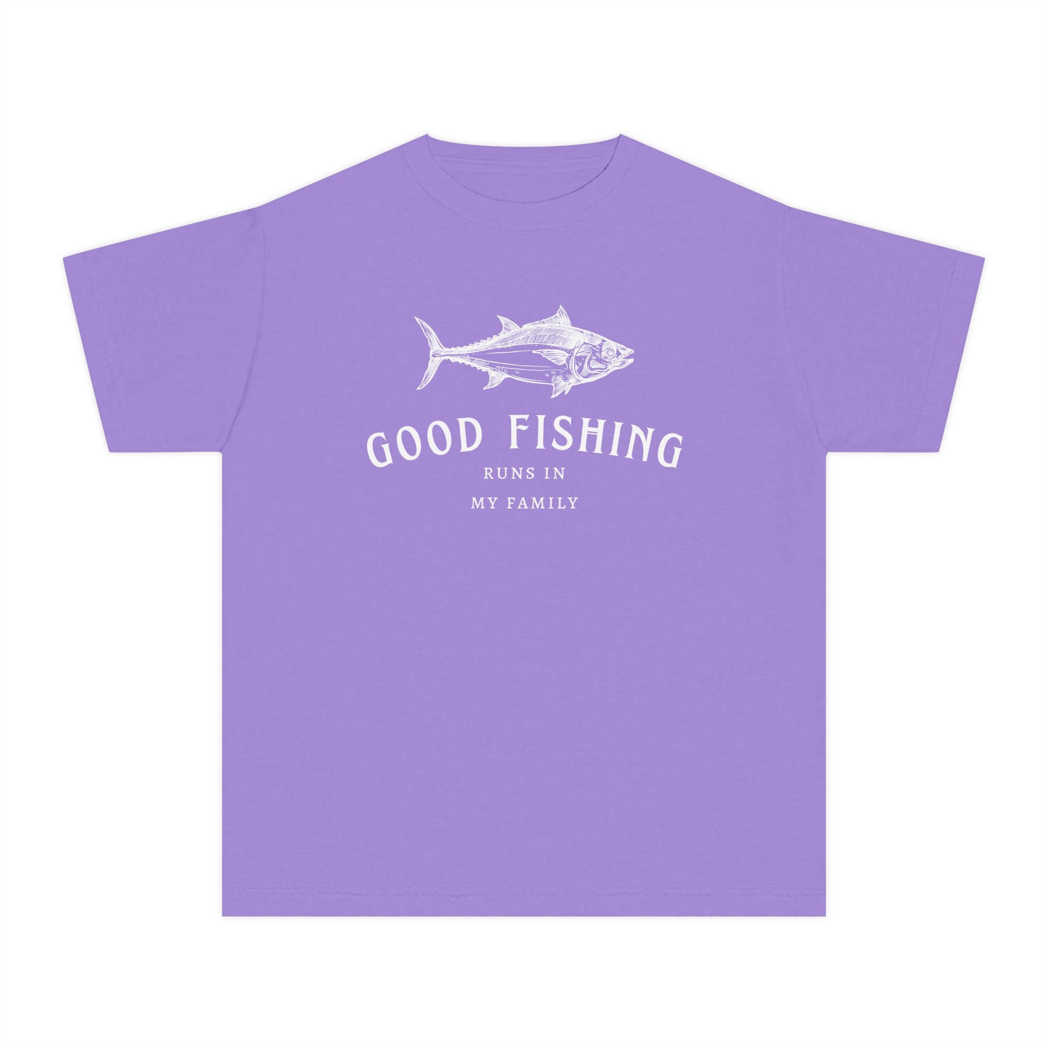 Good Fishing Runs In My Family | Kids Fishing Shirt
