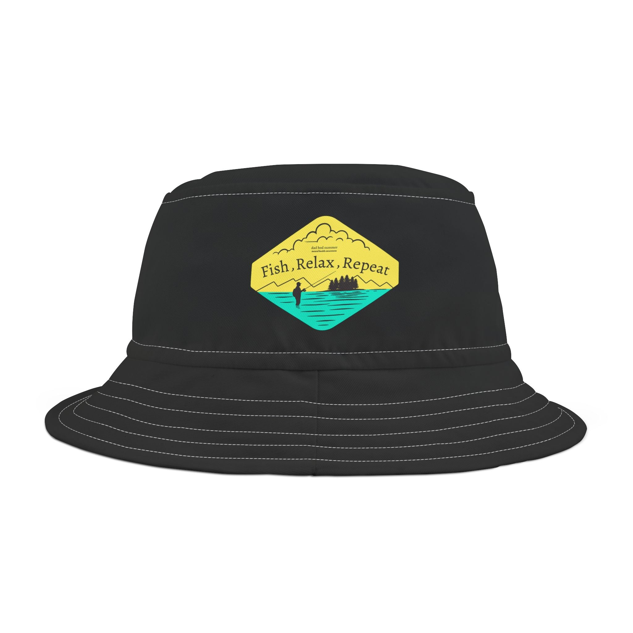 "Fish, Relax, Repeat" - Fishing Bucket Hats
