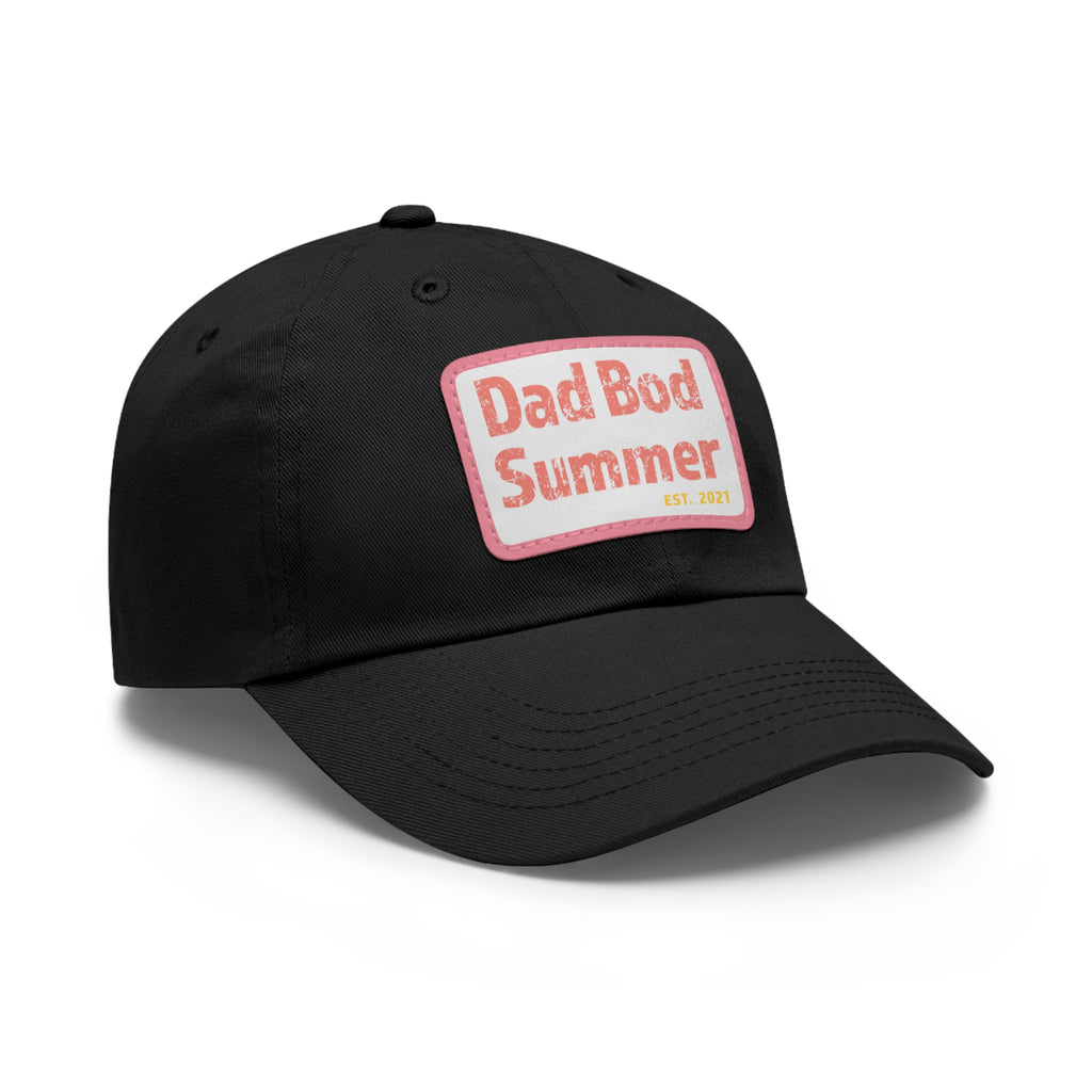 Dad Bod Summer Hat with Leather Patch - Dad Bod Summer