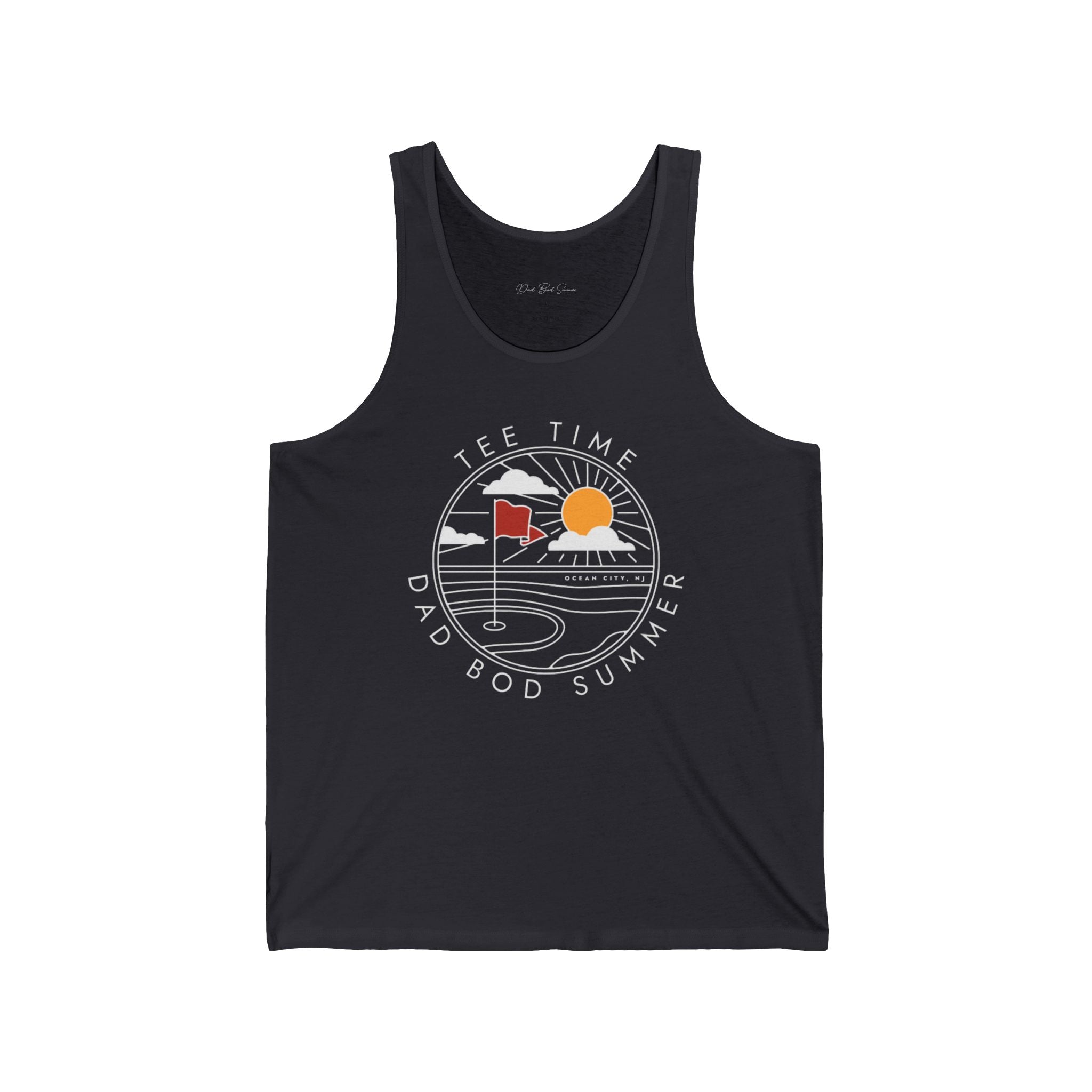"Ocean City, New Jersey Golf" - Golf Tank Top