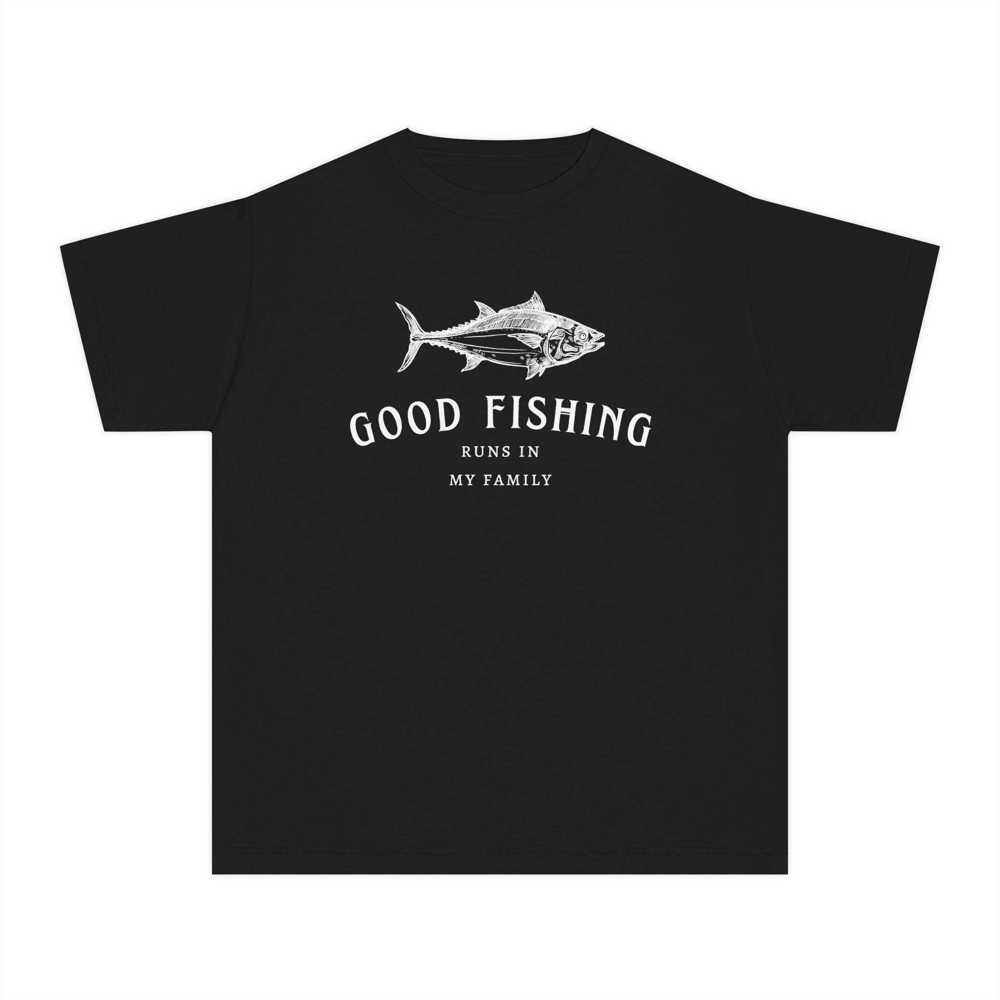 Good Fishing Runs In My Family | Kids Fishing Shirt
