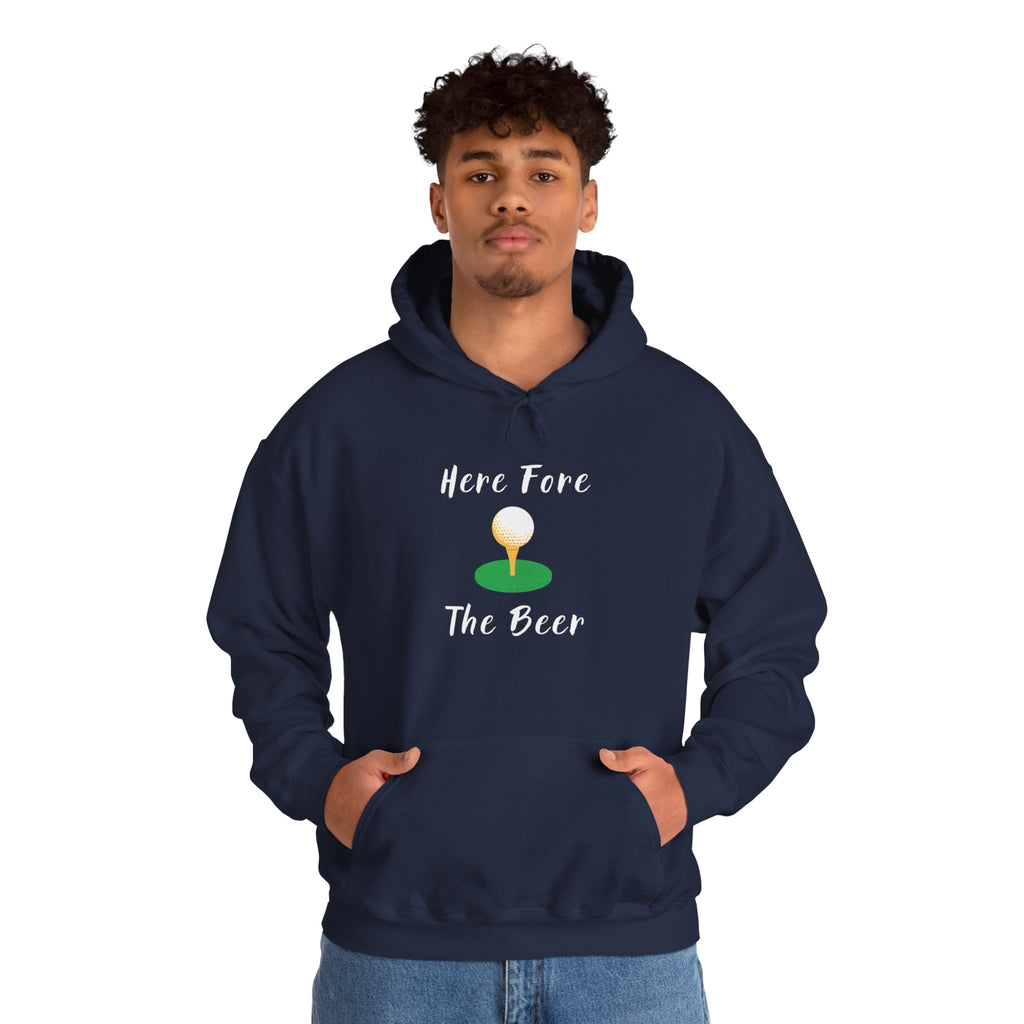 "Here Fore The Beer" - Golf Hoodie