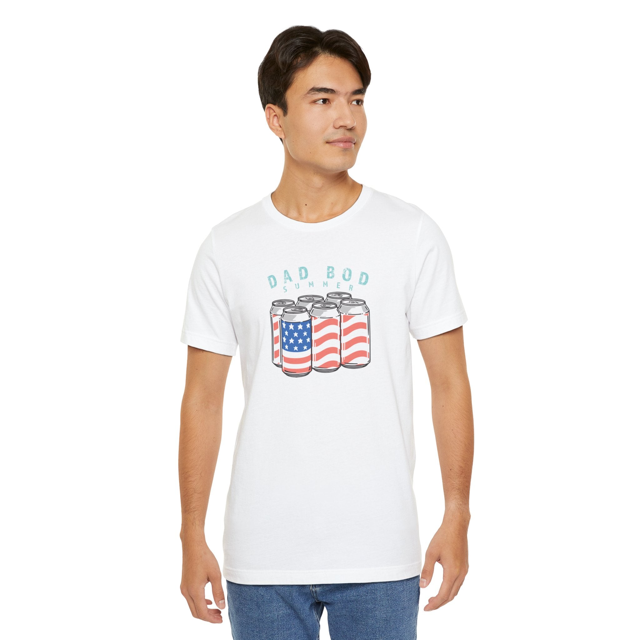 "Six Pack of Beer America Shirt" - Vintage Beer T Shirts