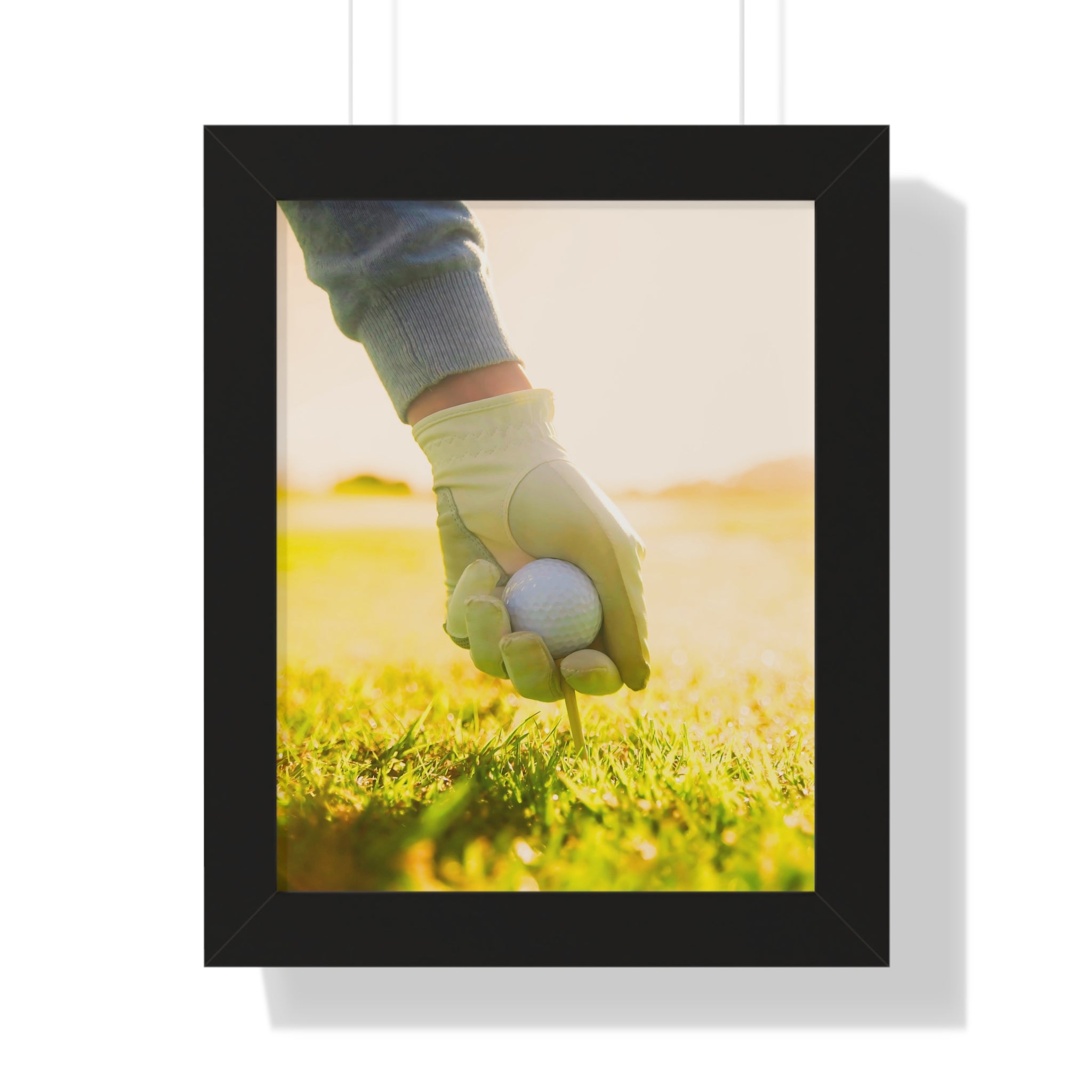 "First Shot Of The Day" - Golf Wall Art