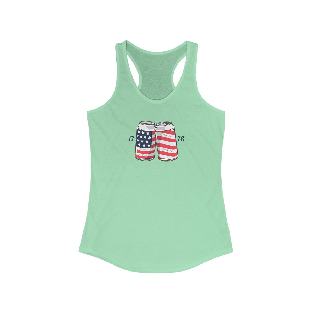 "1776 USA Women's Slim Fit Tank Top" - Ladies Tank Top