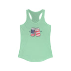 "1776 USA Women's Slim Fit Tank Top" - Ladies Tank Top