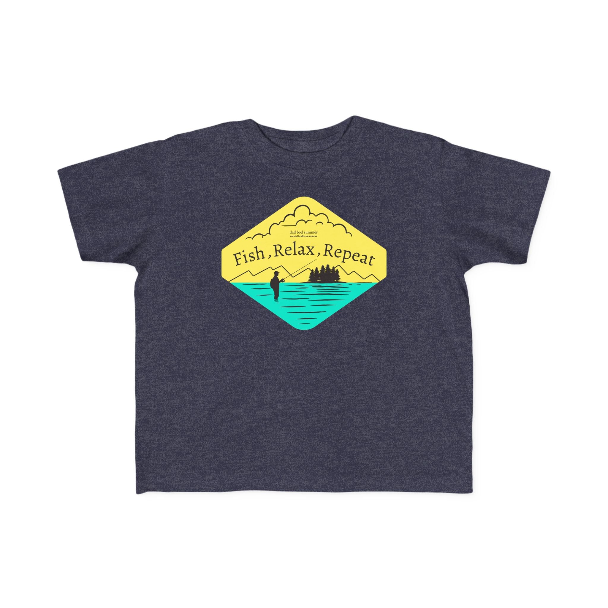 Fish Relax Repeat | Toddler Fishing Shirt