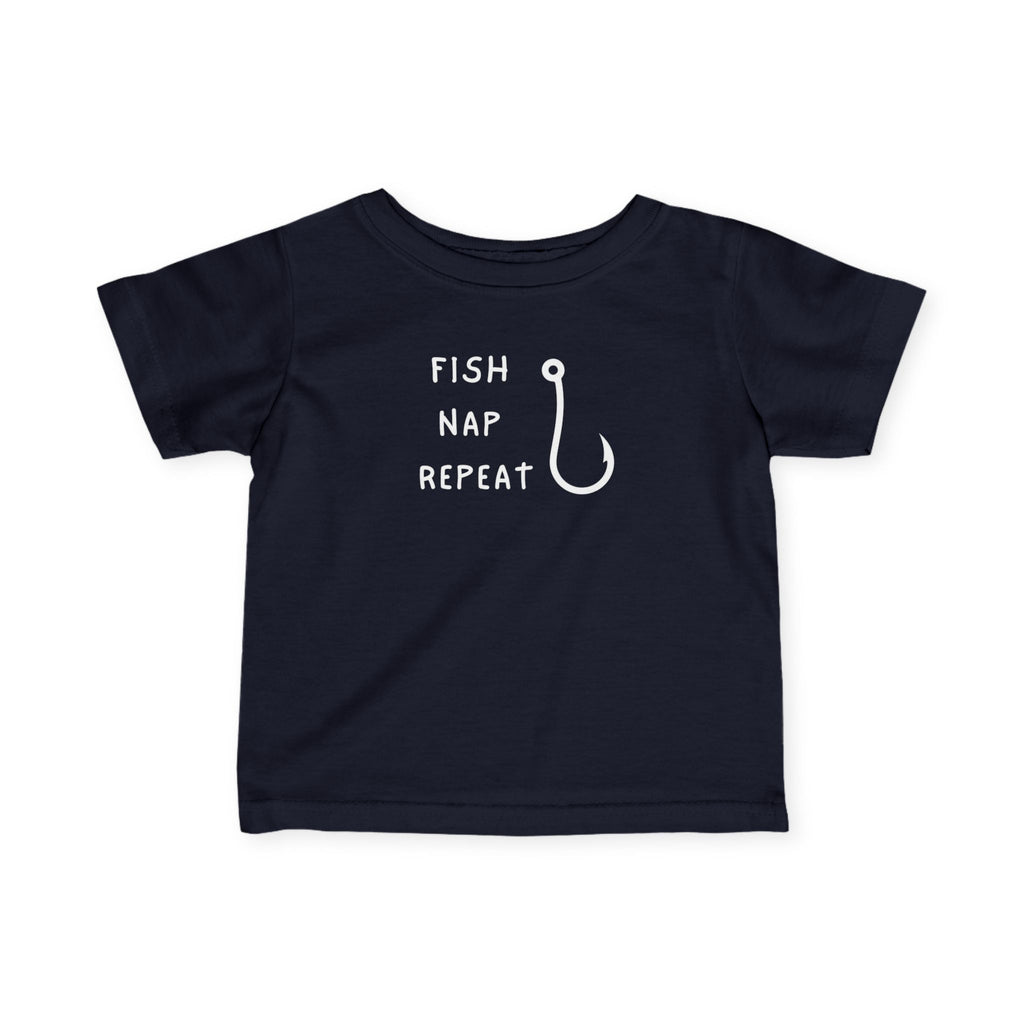 Fish Nap Repeat | Baby Fishing Shirts