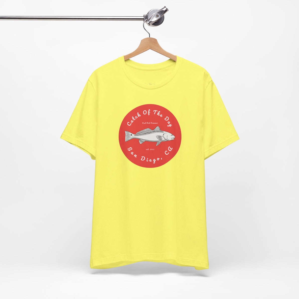 "San Diego, California Fishing Catch of The Day" - Fishing T Shirts