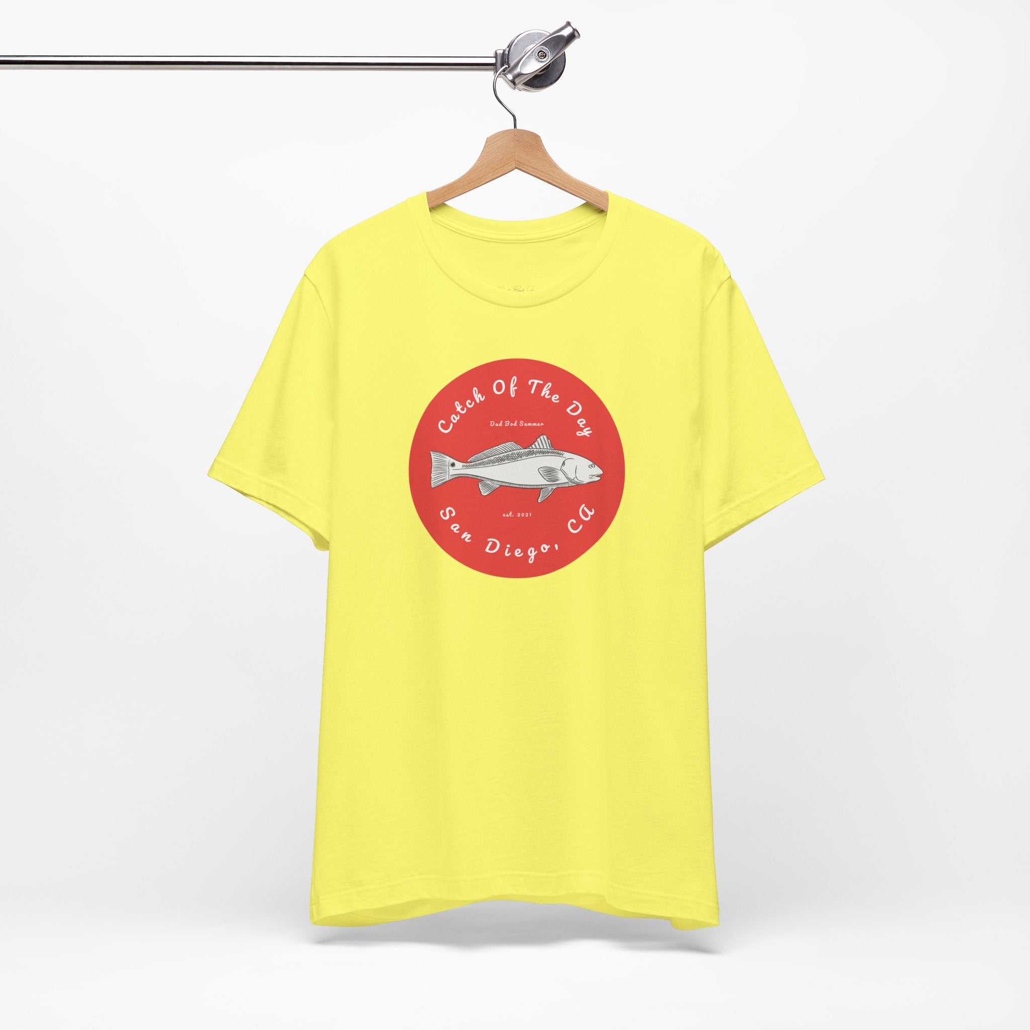 "San Diego, California Fishing Catch of The Day" - Fishing T Shirts
