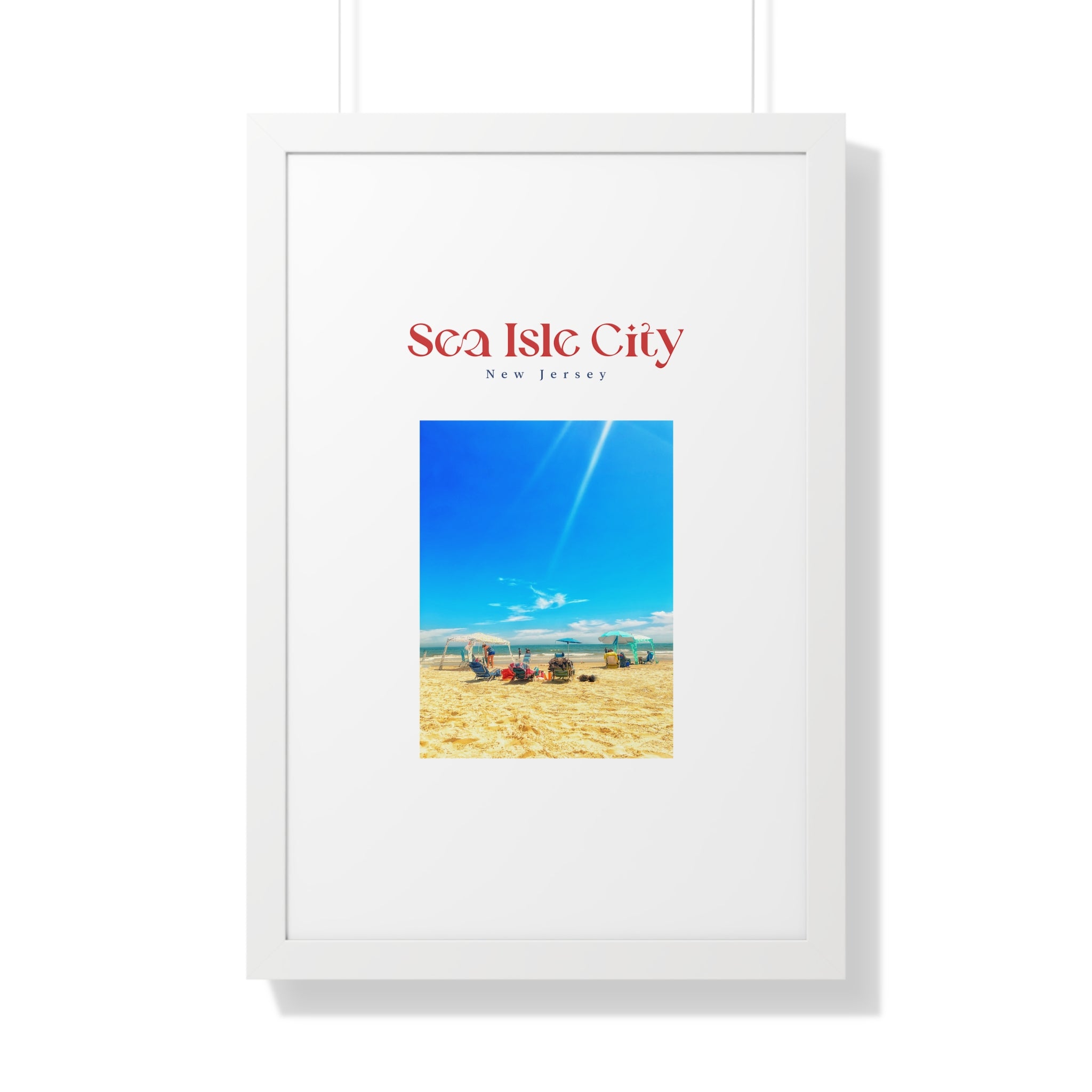 45th Street Beach - Sea Isle City Wall Art - Beach House Wall Art - Sea Isle City