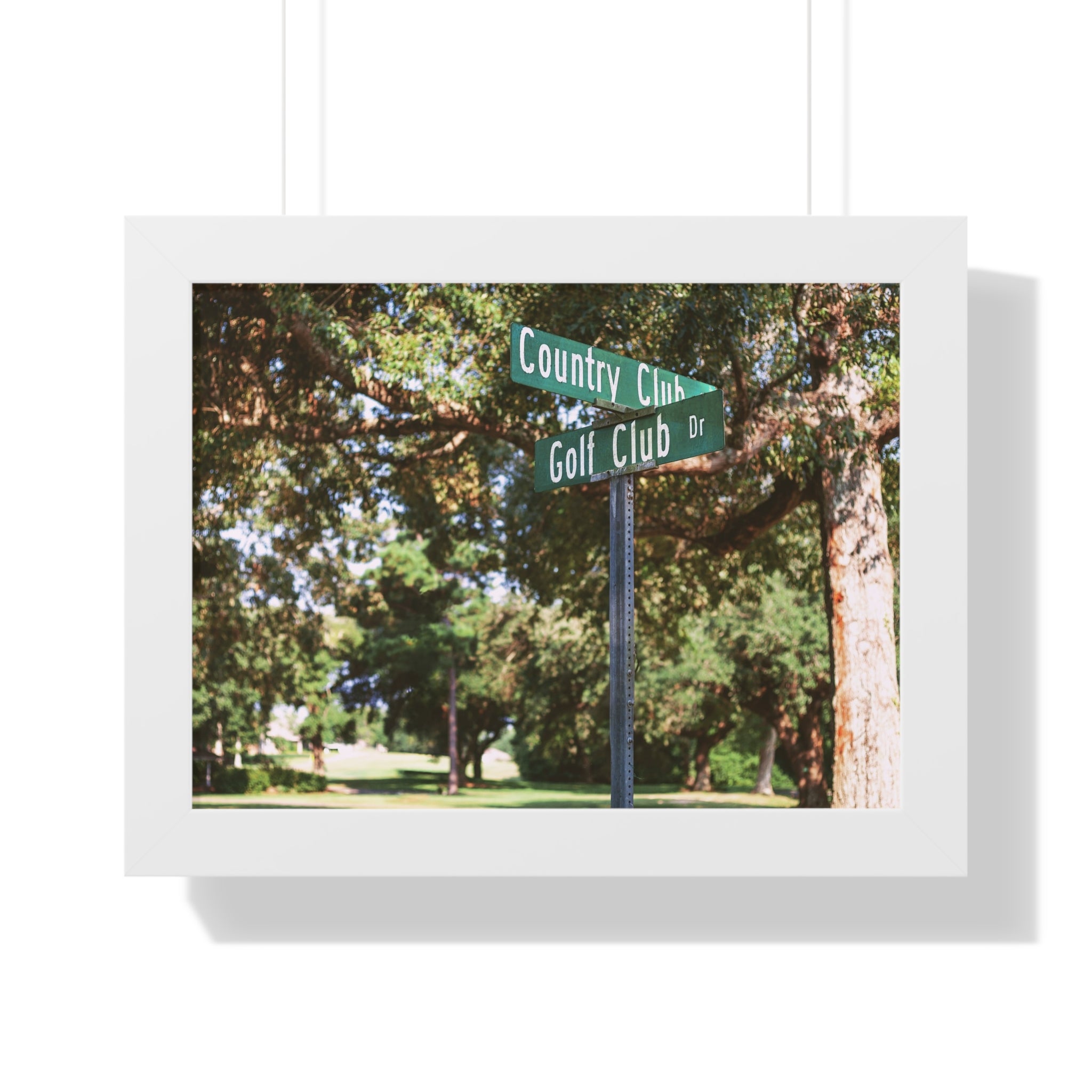 "Golf Club Drive" - Golf Wall Art