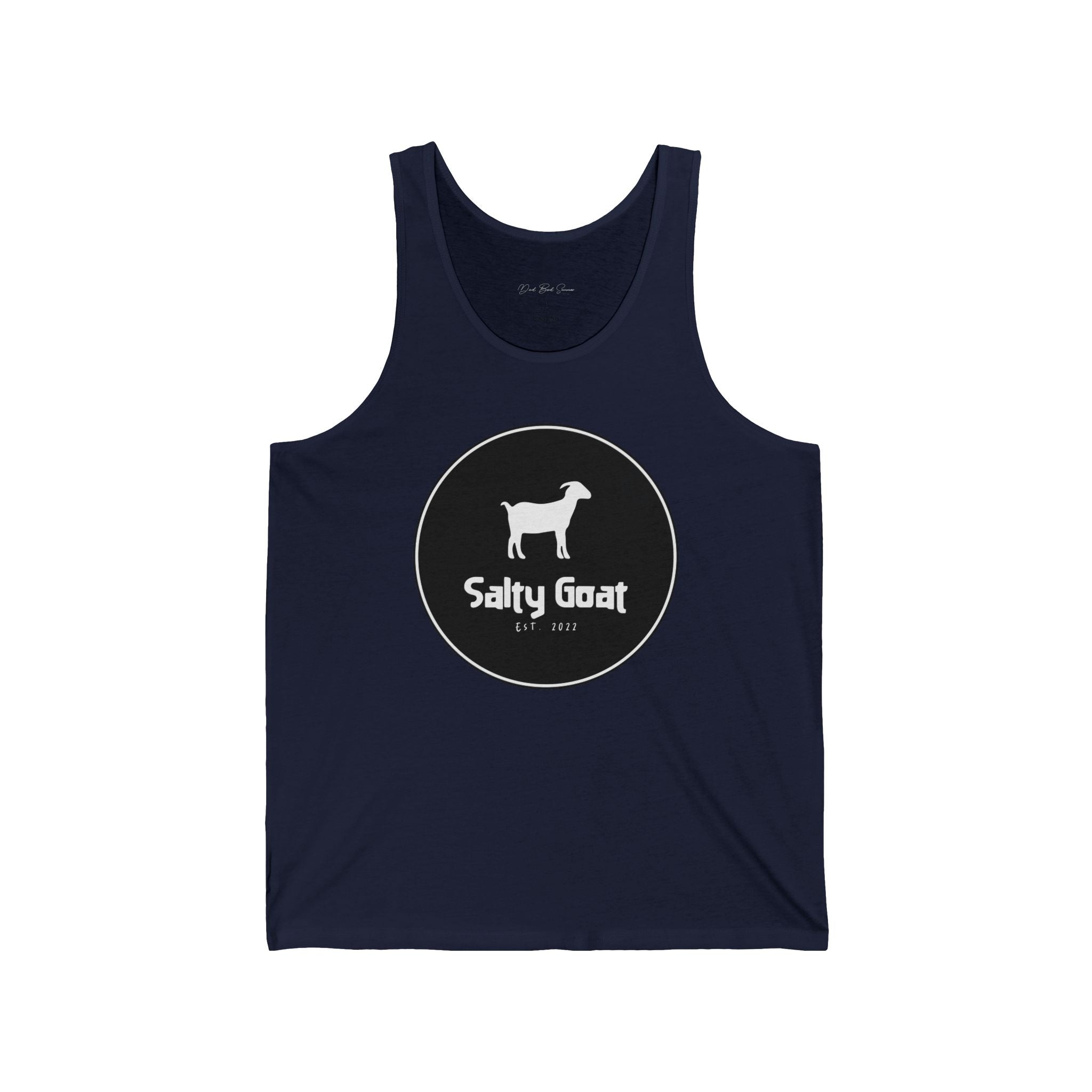 "Salty Goat Beach Bar Tank Top" - Men's Tank Tops