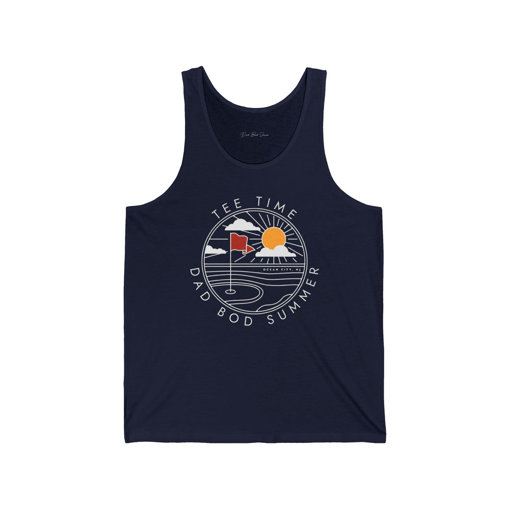 "Ocean City, New Jersey Golf" - Golf Tank Top
