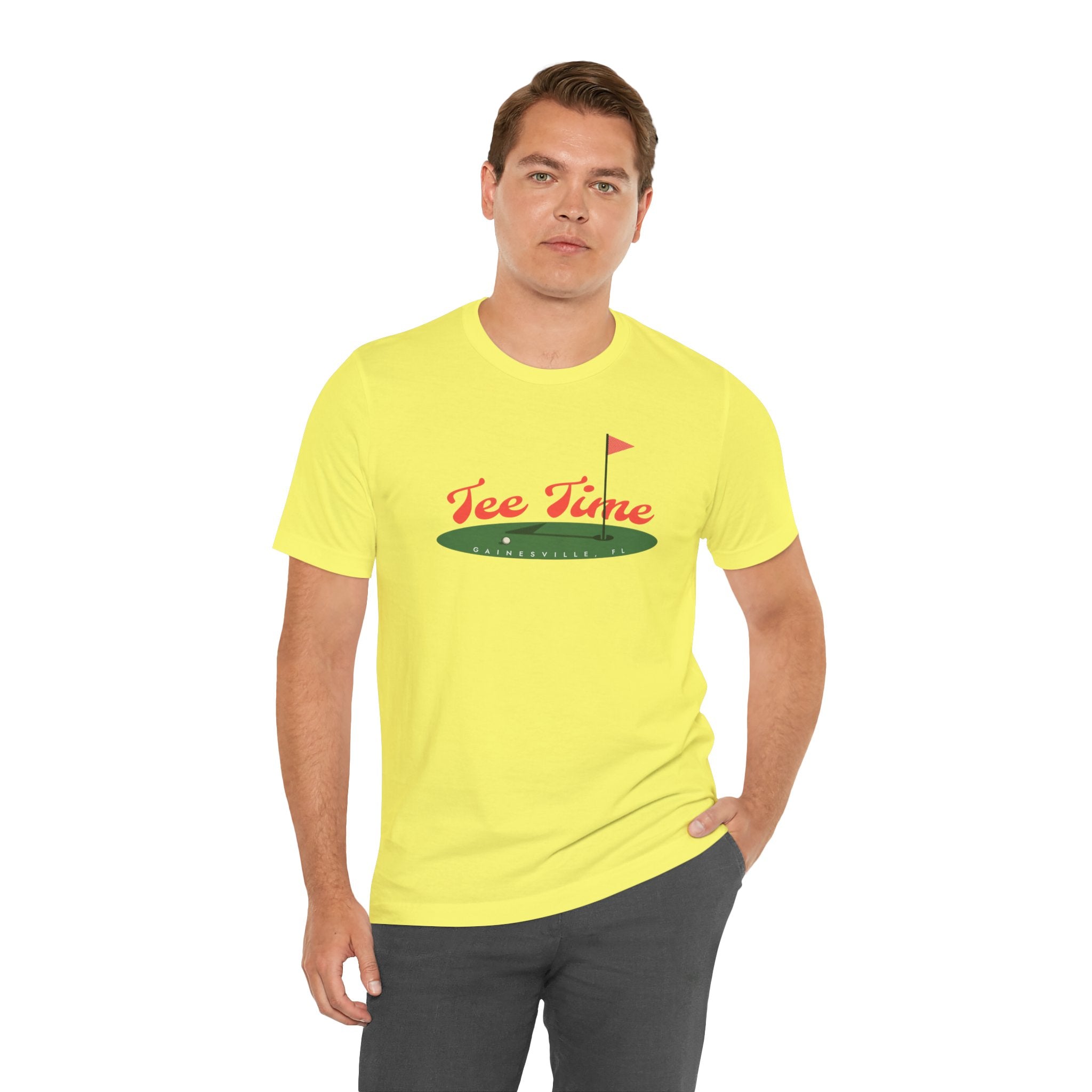 "Gainesville, Florida Golf Tee Time" - Golf T Shirts