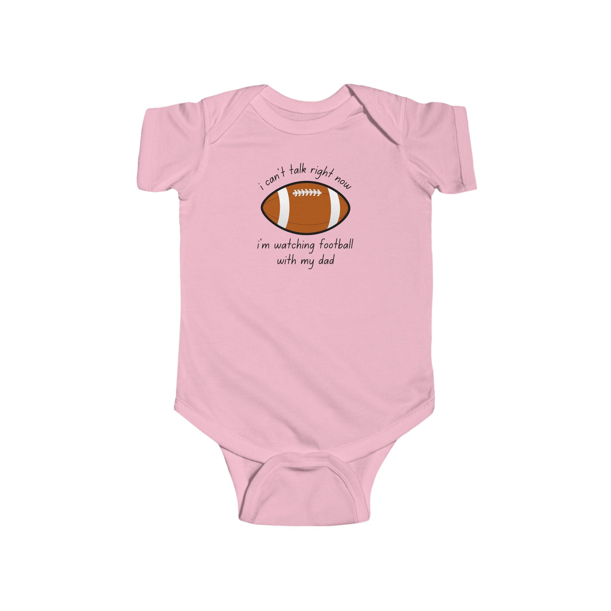 "Watching Football With My Dad" Football Onesie