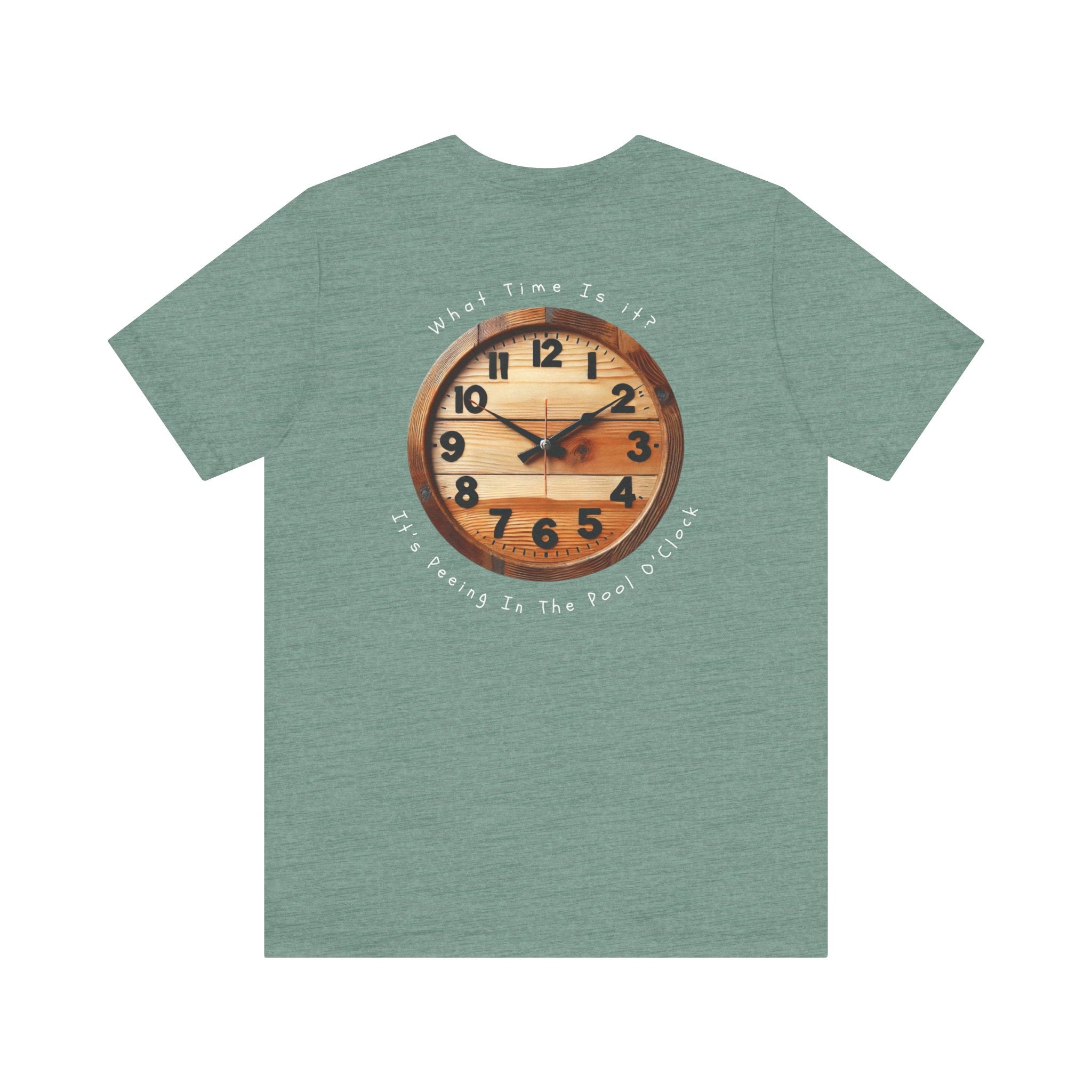"It's Peeing In The Pool O'Clock" - Funny Pool Shirts
