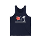 "Palm Trees Tank Top"- Beach Tank Tops