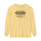 "Pebble Beach, Golfers Paradise" - Long Sleeve Golf Shirt