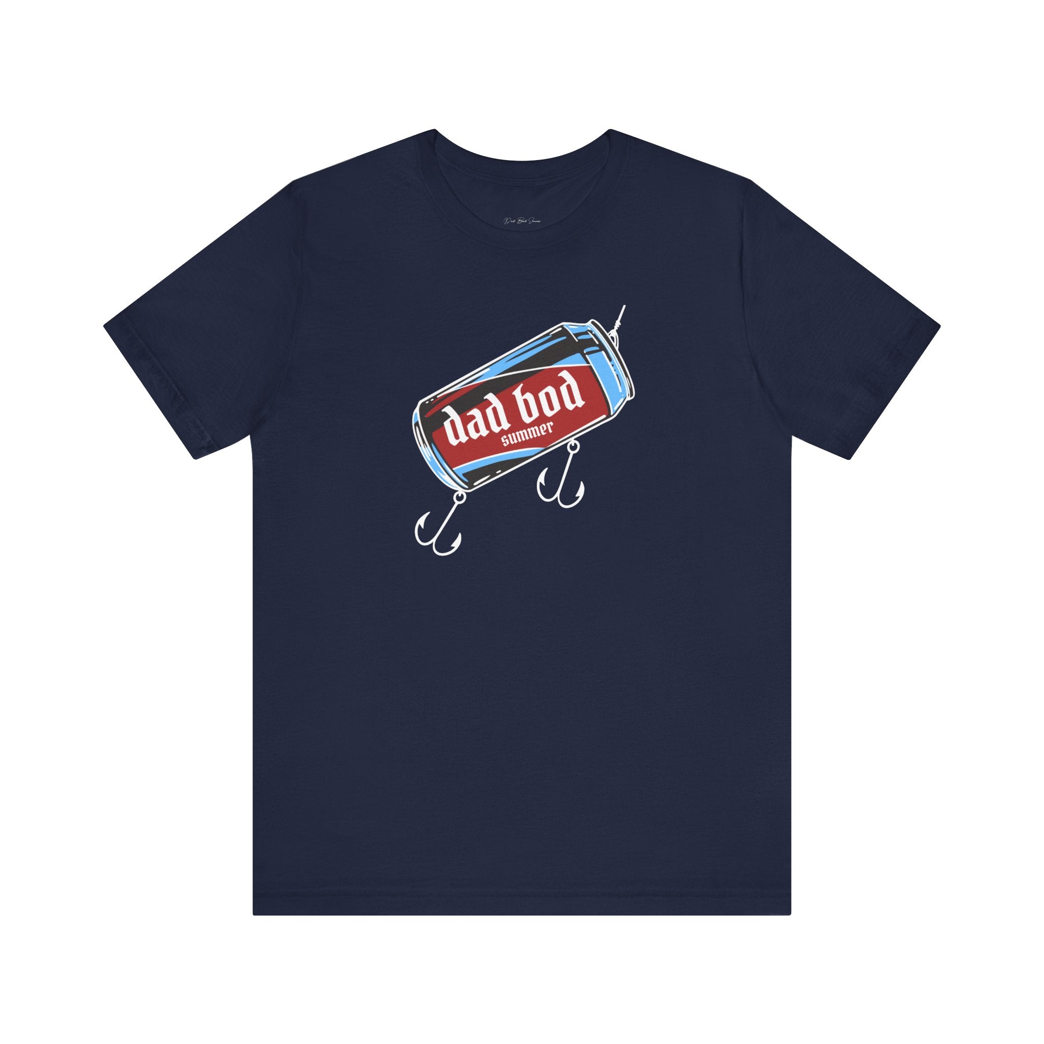 "Beer Can With Fishing Hooks" - Fishing T Shirts