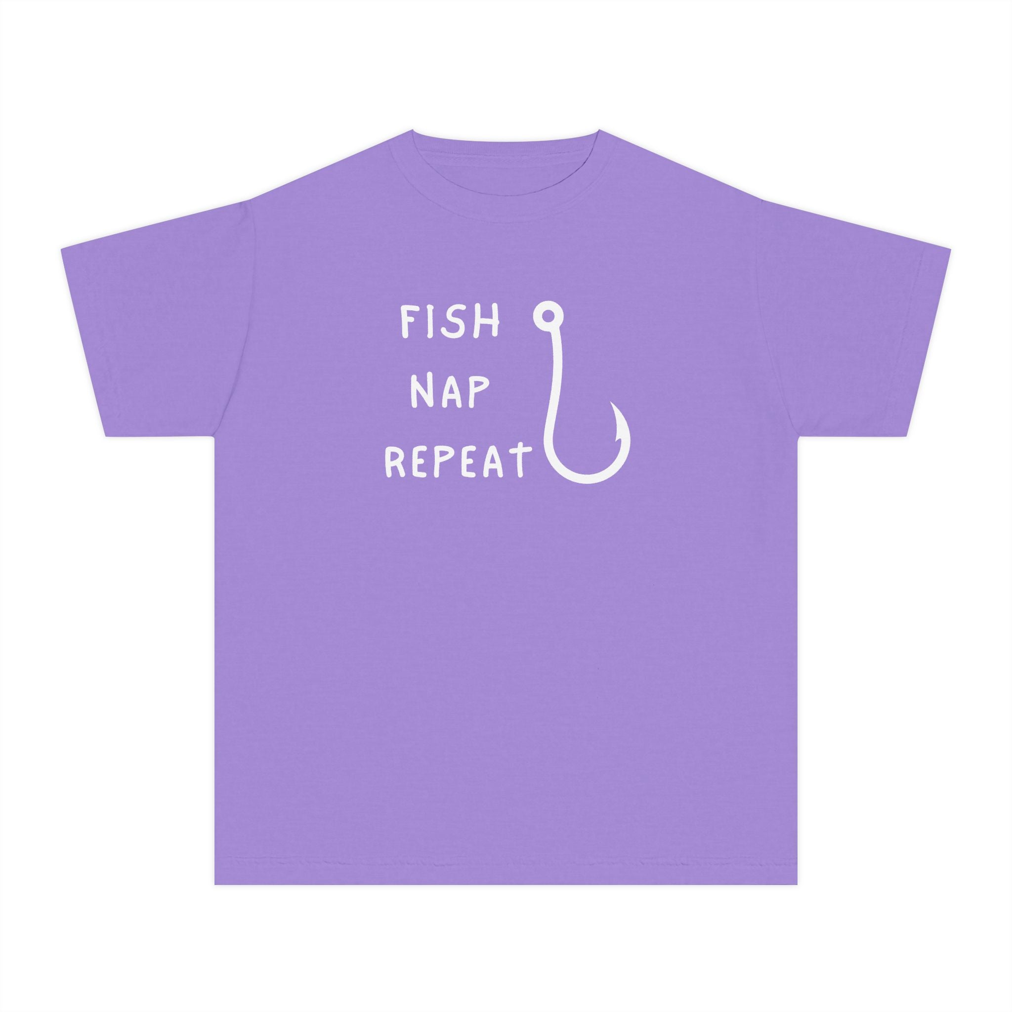 Fish Nap Repeat | Kids Fishing Shirt