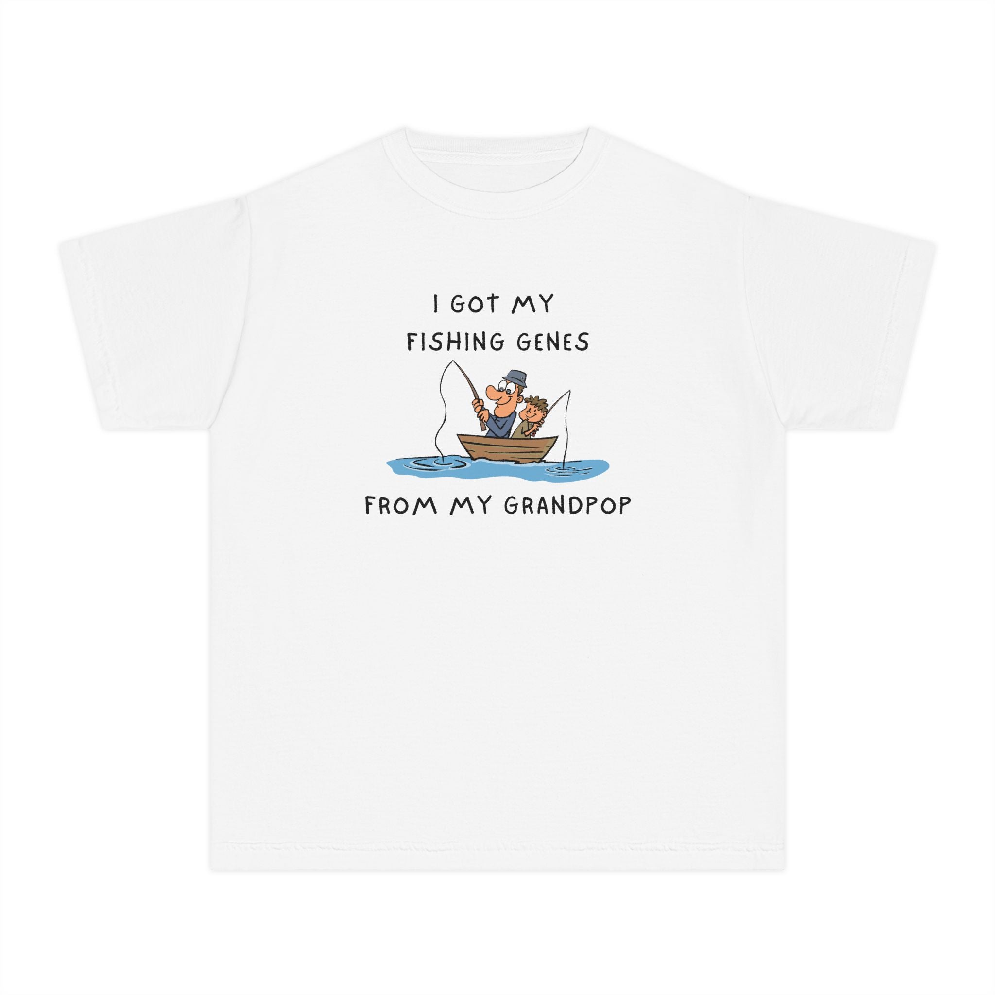 I Got My Fishing Genes From My Grandpop | Kids Fishing Shirt