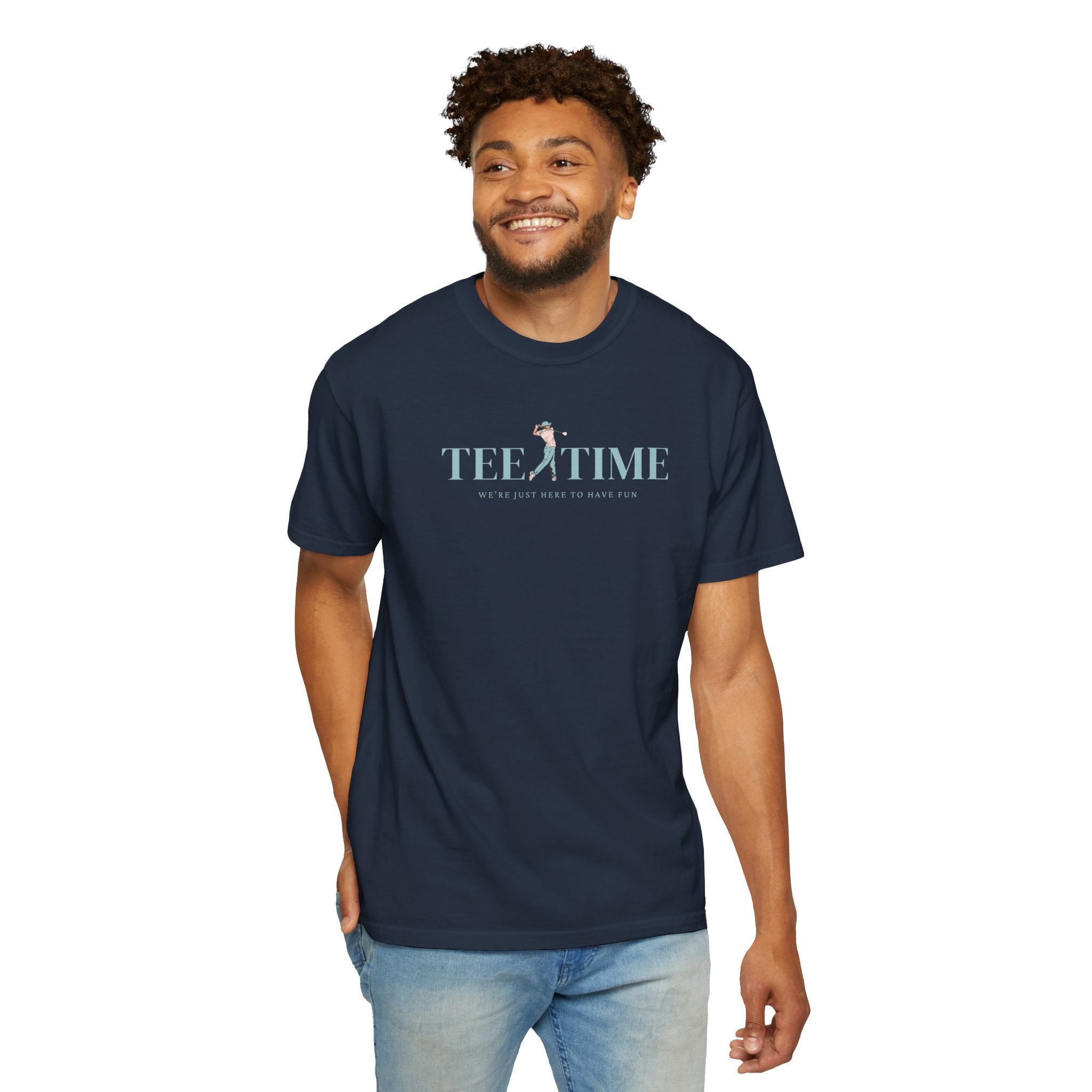 Tee Time: We're Just Here To Have Fun | Golf T Shirt