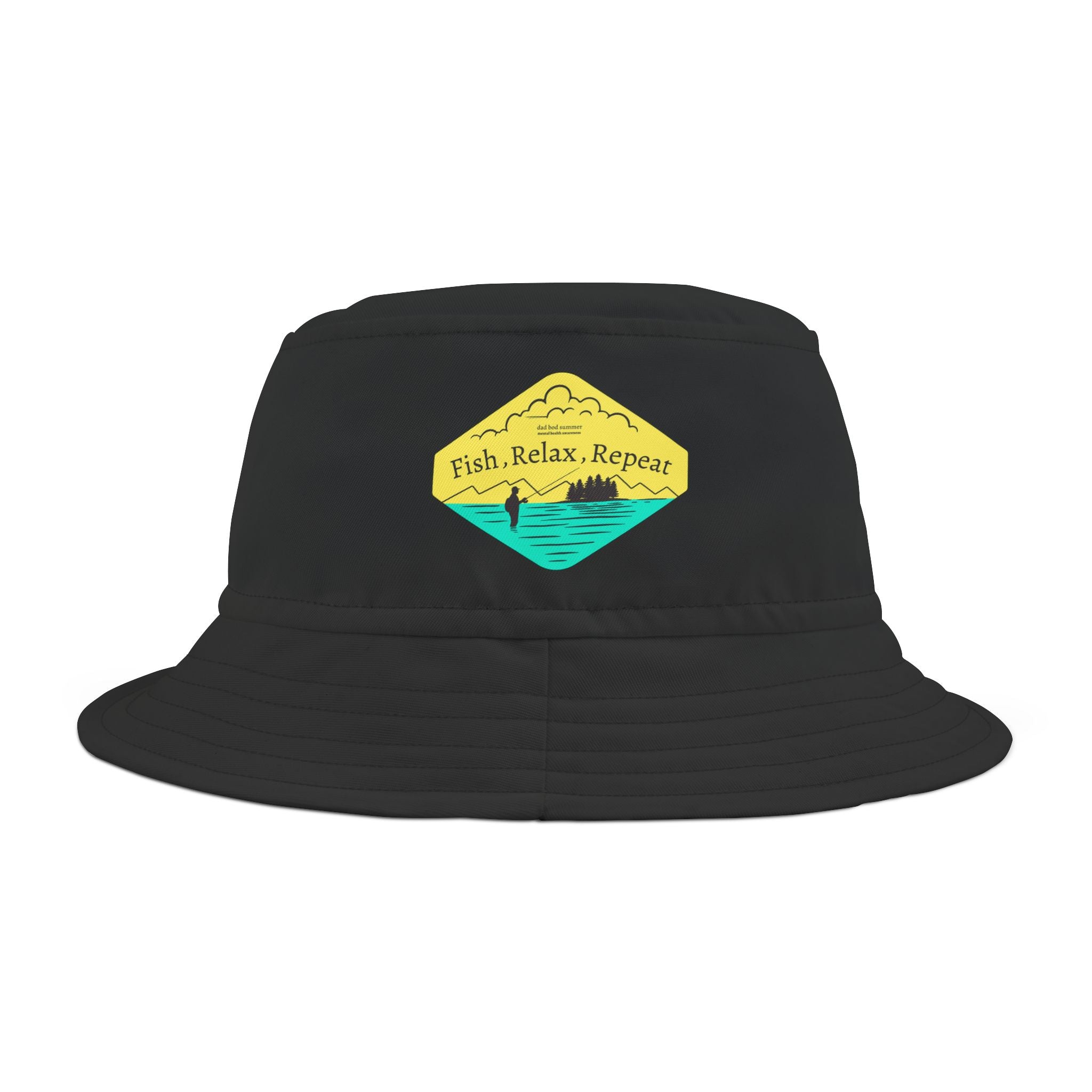 "Fish, Relax, Repeat" - Fishing Bucket Hats