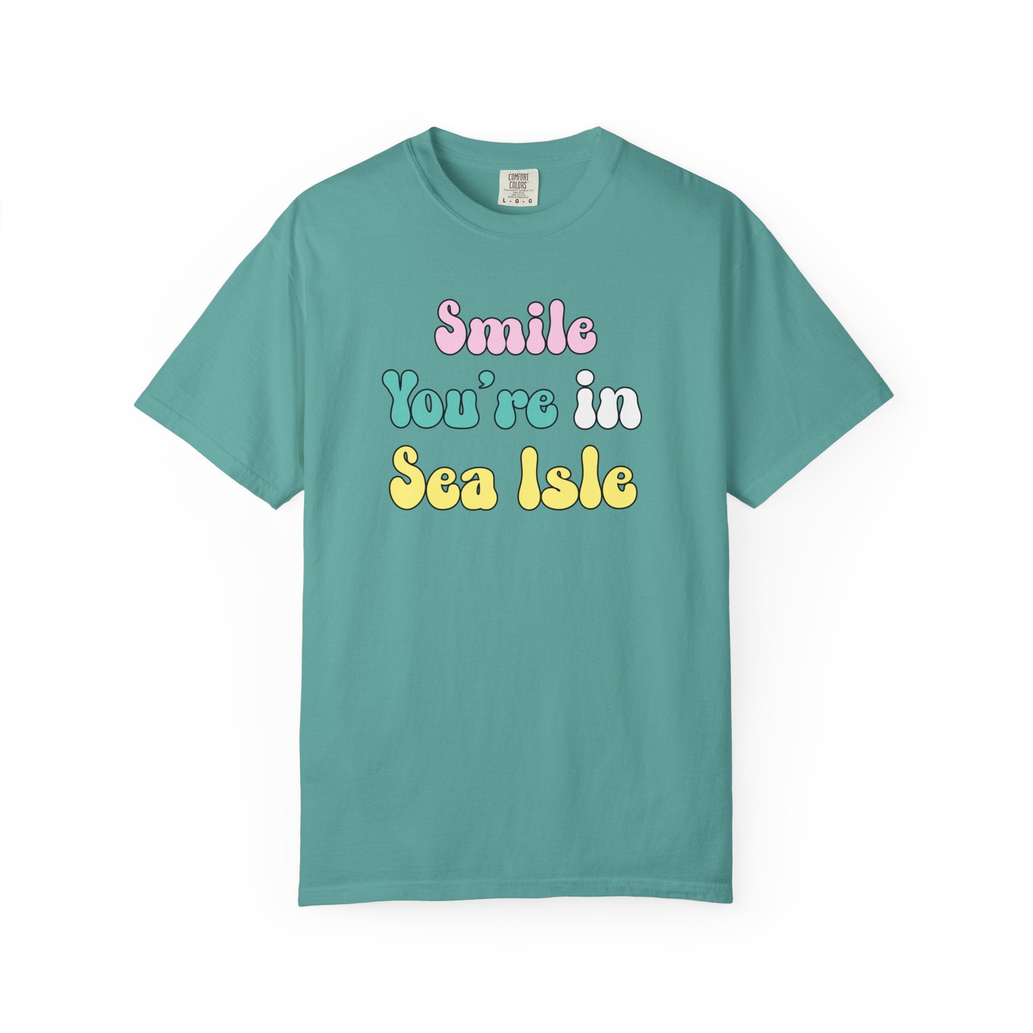 "Smile You're In Sea Isle" - Ladies T Shirts