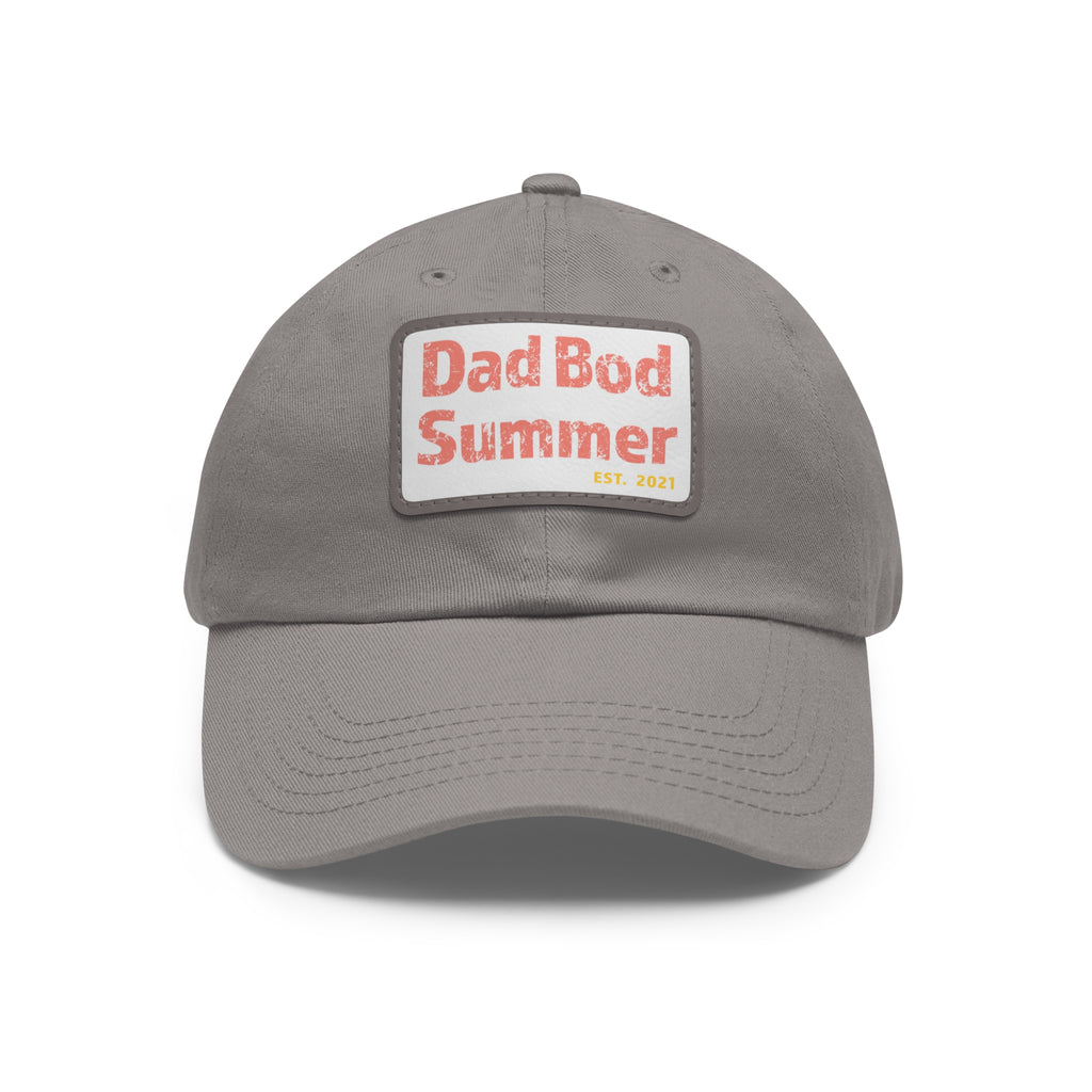 Dad Bod Summer Hat with Leather Patch - Dad Bod Summer