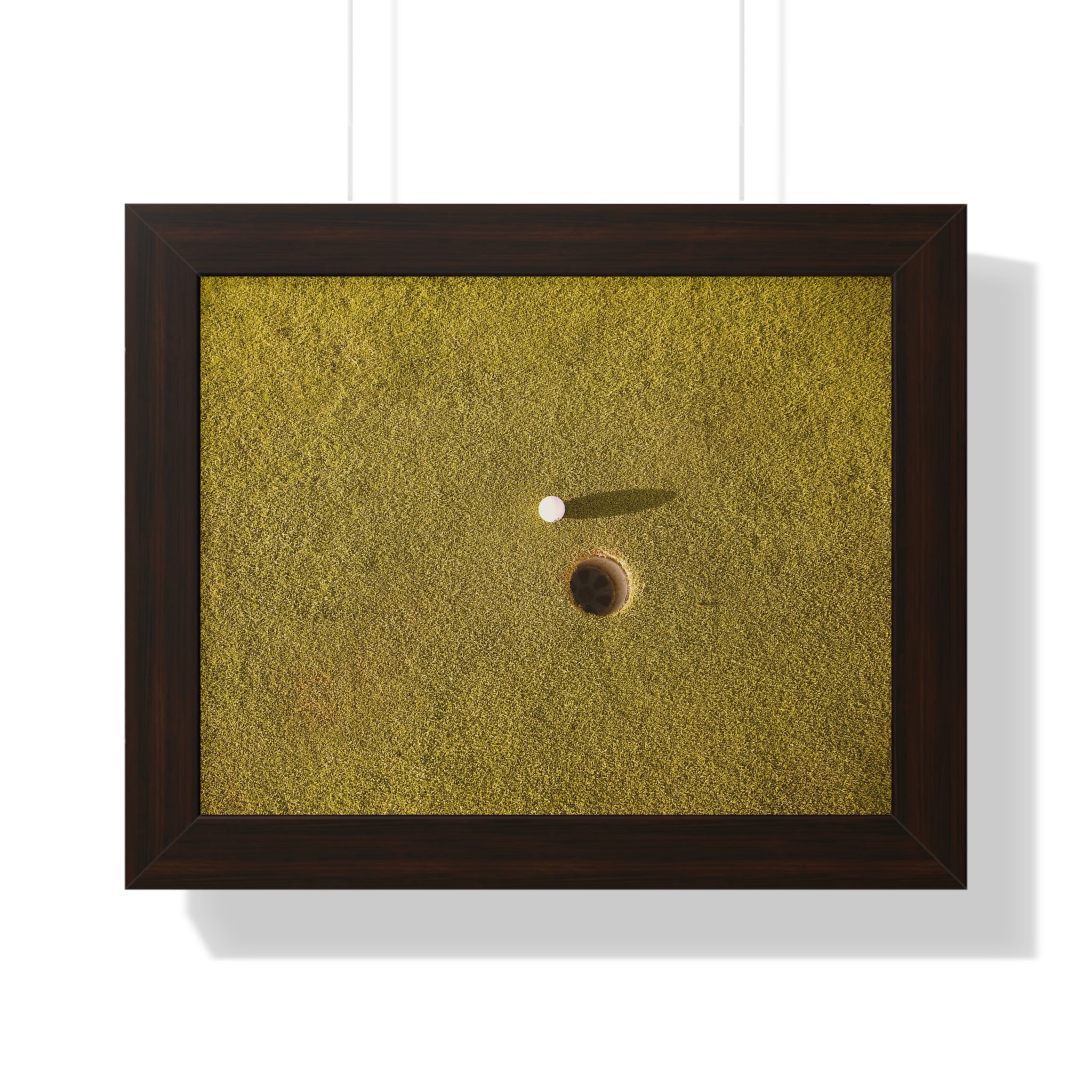 "Inches Away Golf Shot" - Golf Wall Art