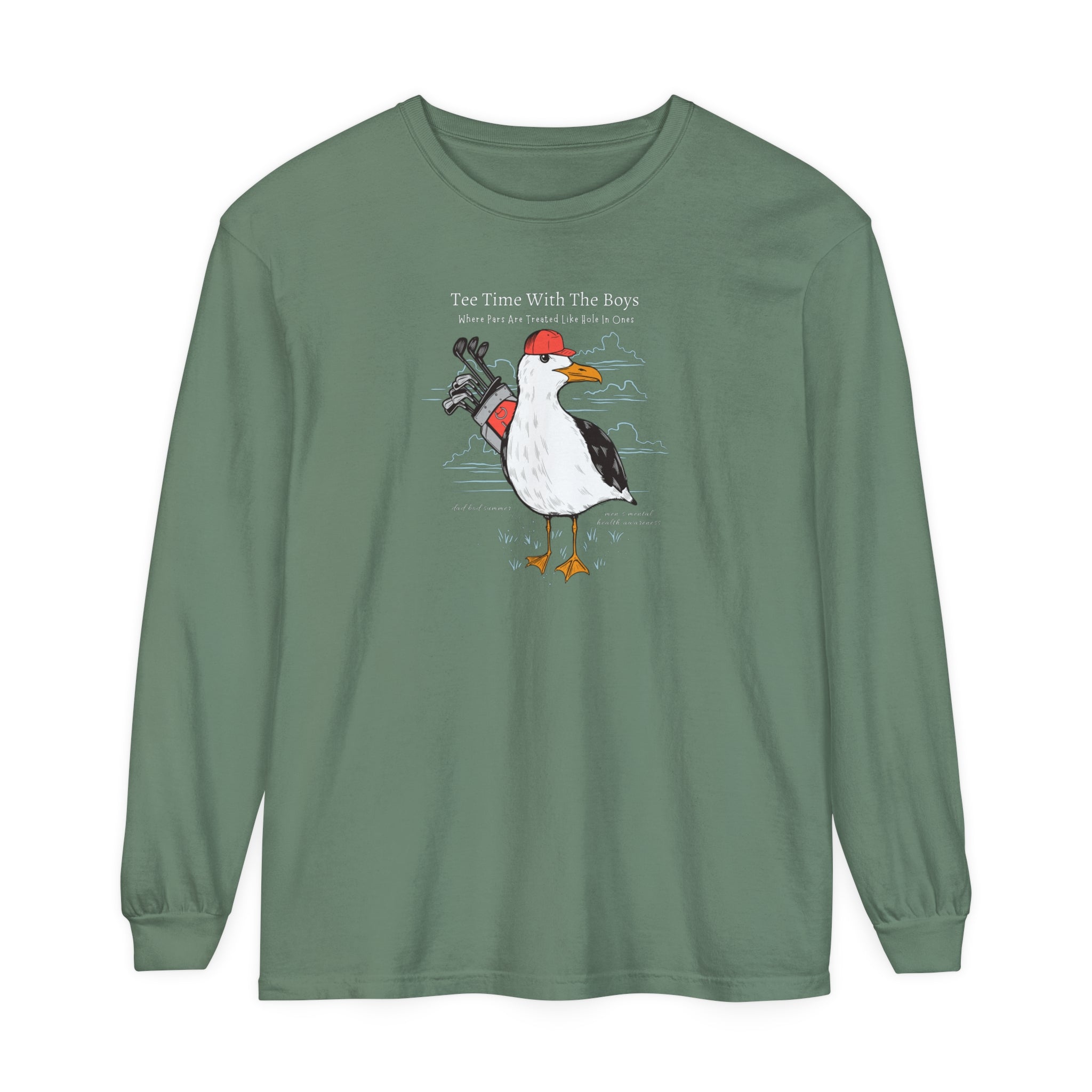 "Tee Time With The Boys" - Long Sleeve Golf Shirt
