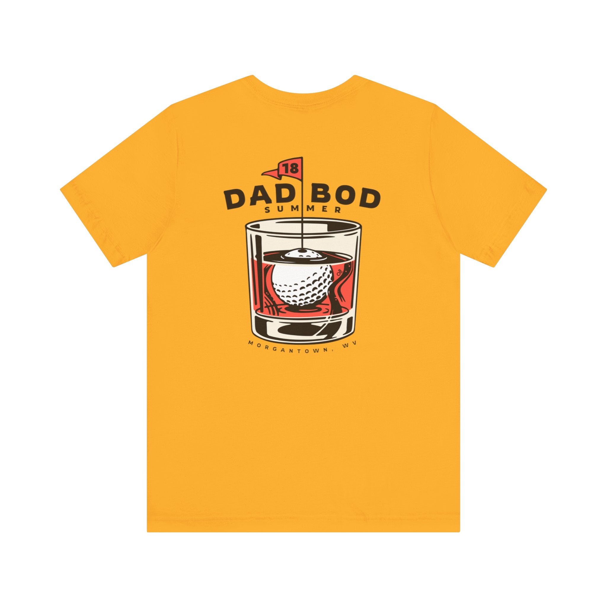 "Morgantown, West Virginia Golf & Whiskey" - Golf T Shirts