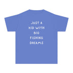 Just A Kid With Big Fishing Dreams | Kids Fishing Shirt