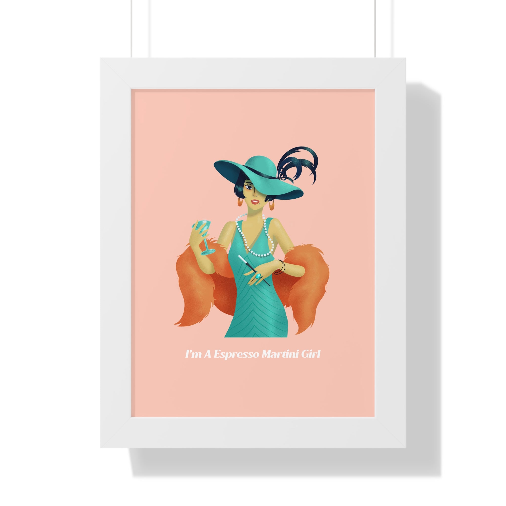 "I'm An Espresso Martini Girl" Espresso Martini Wall Art - Espresso Martini Art - Espresso Martini Clip Art