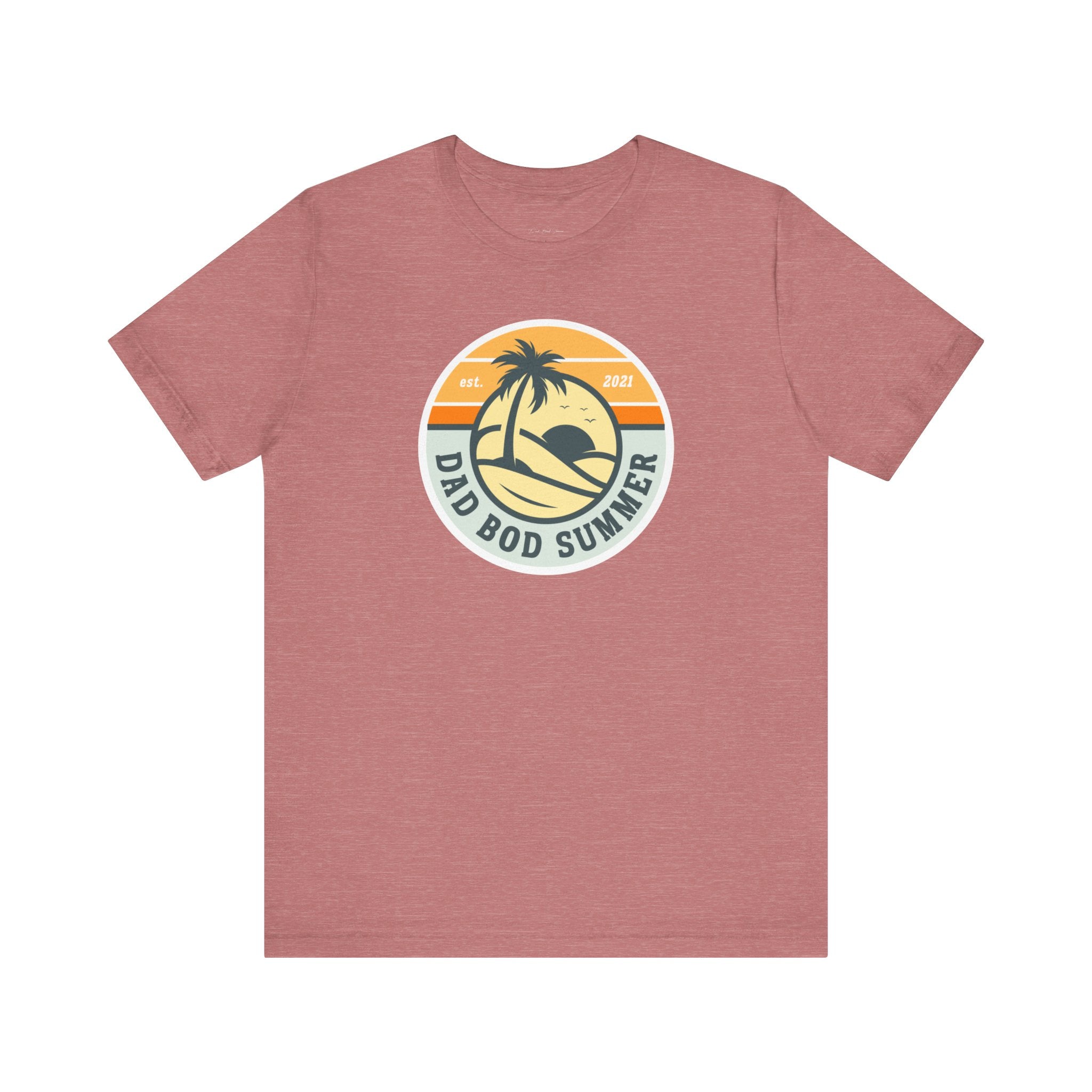 Dad Bod Summer Beach Shirt - Palm Tree Shirt