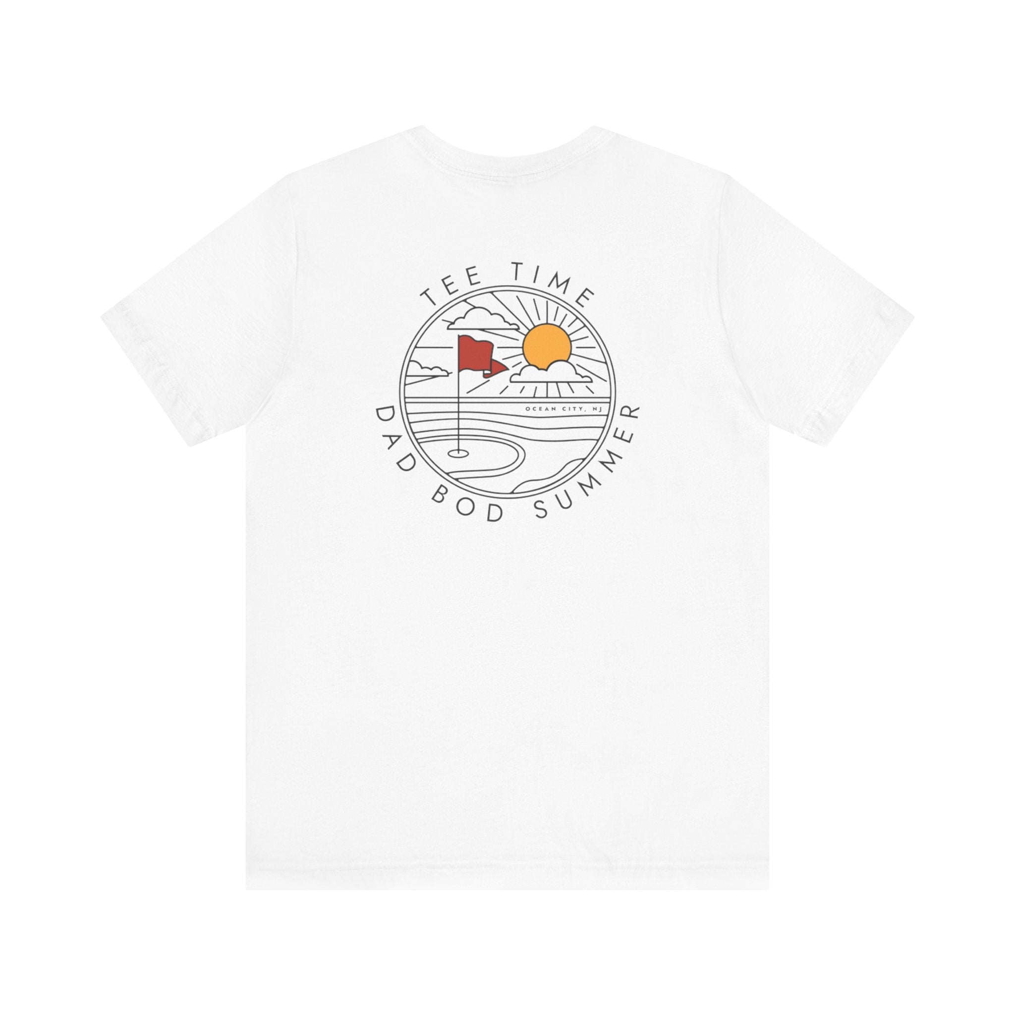 "Ocean City, New Jersey Tee Time" - Golf T Shirts
