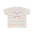 "My Mom Peaked in Little League" - Toddler Baseball Shirt